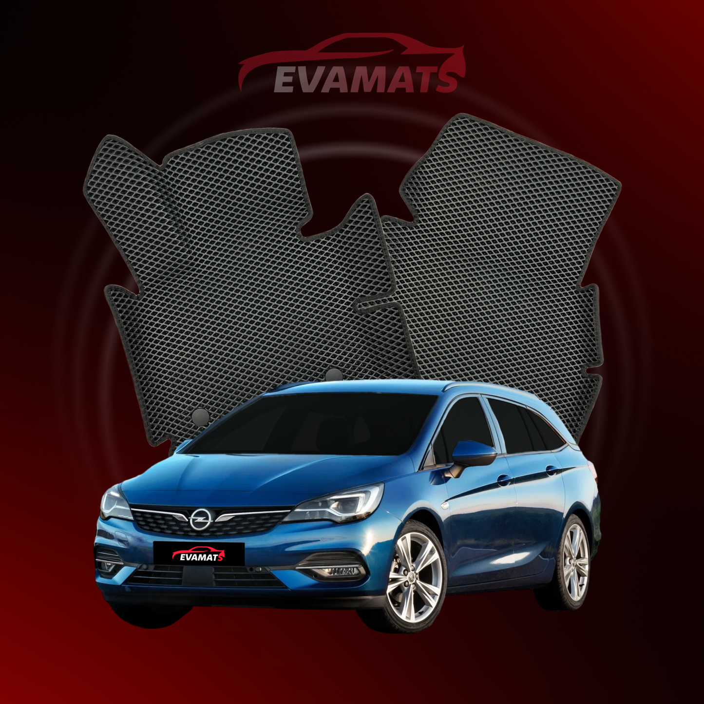 Fußmatten EVAMATS für Opel Astra K 5 Gen 2015-2021 Jahr STATION WAGON