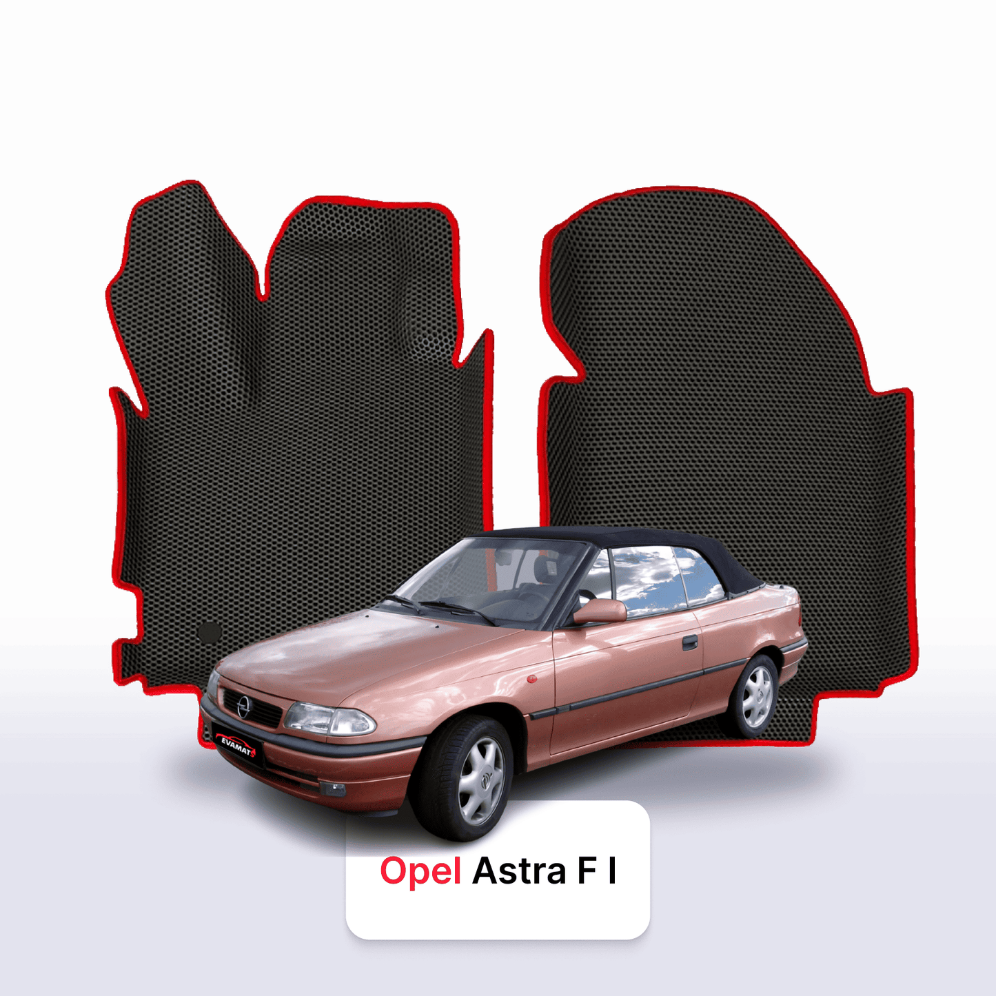 Fußmatten EVAMATS für Opel Astra G 2 Gen 1998-2009 Jahr COUPE