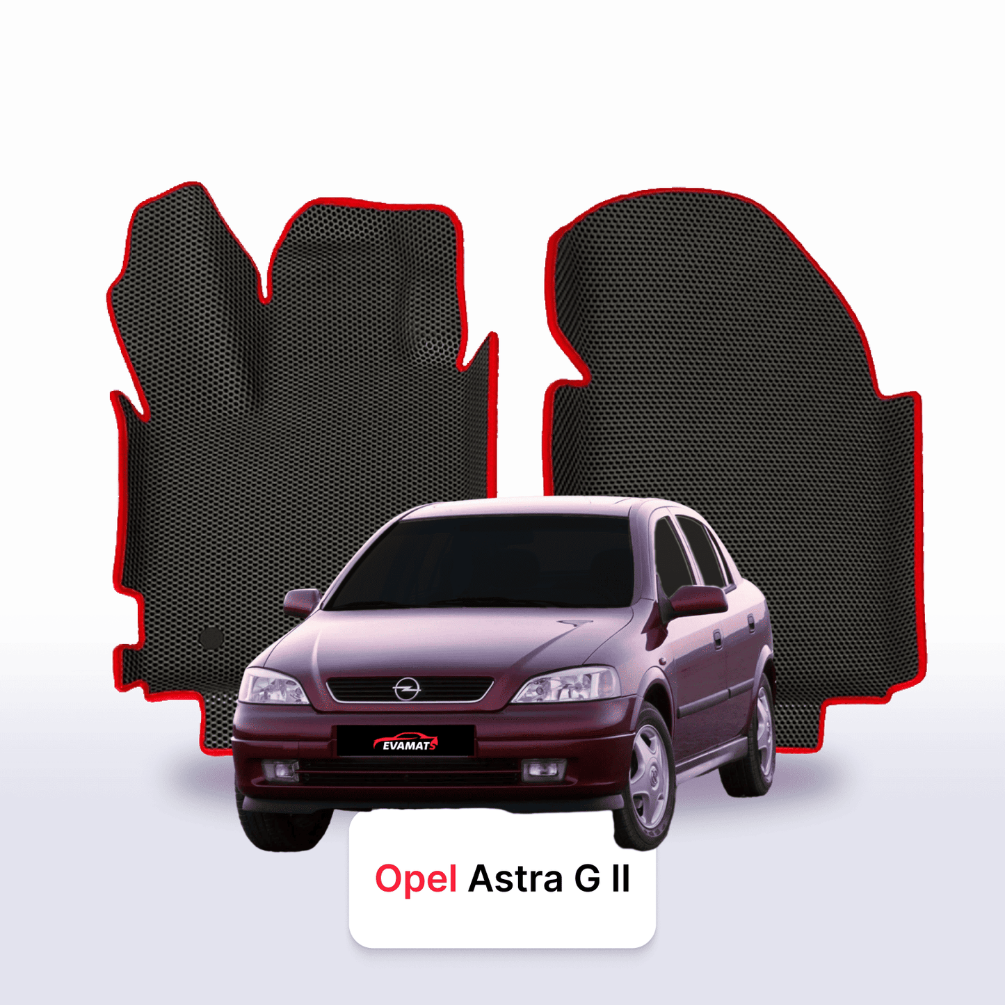 Fußmatten EVAMATS für Opel Astra G 2 Gen 1998-2009 Jahr FLIEßHECK 5-Türer