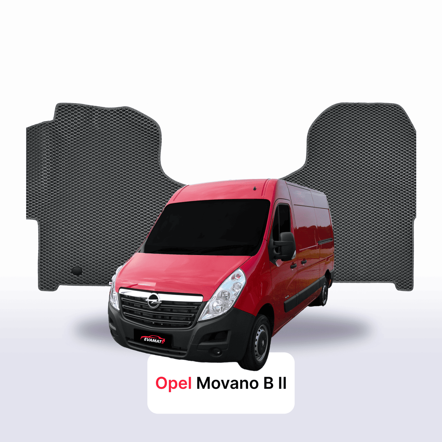 Fußmatten EVAMATS für Opel Movano B 2 Gen 2010-2022 Jahr BUS