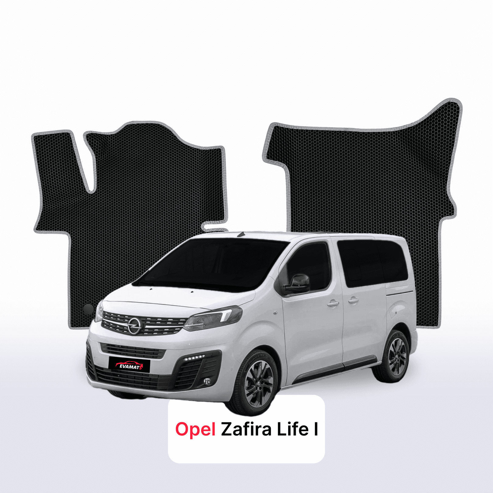 Fußmatten EVAMATS für Opel Zafira Life 1 Gen 2019-2025 Jahr MINIVAN S Fußmatten EVAMATS für Opel Zafira Life 1 Gen 2019-2025 Jahr MINIVAN S