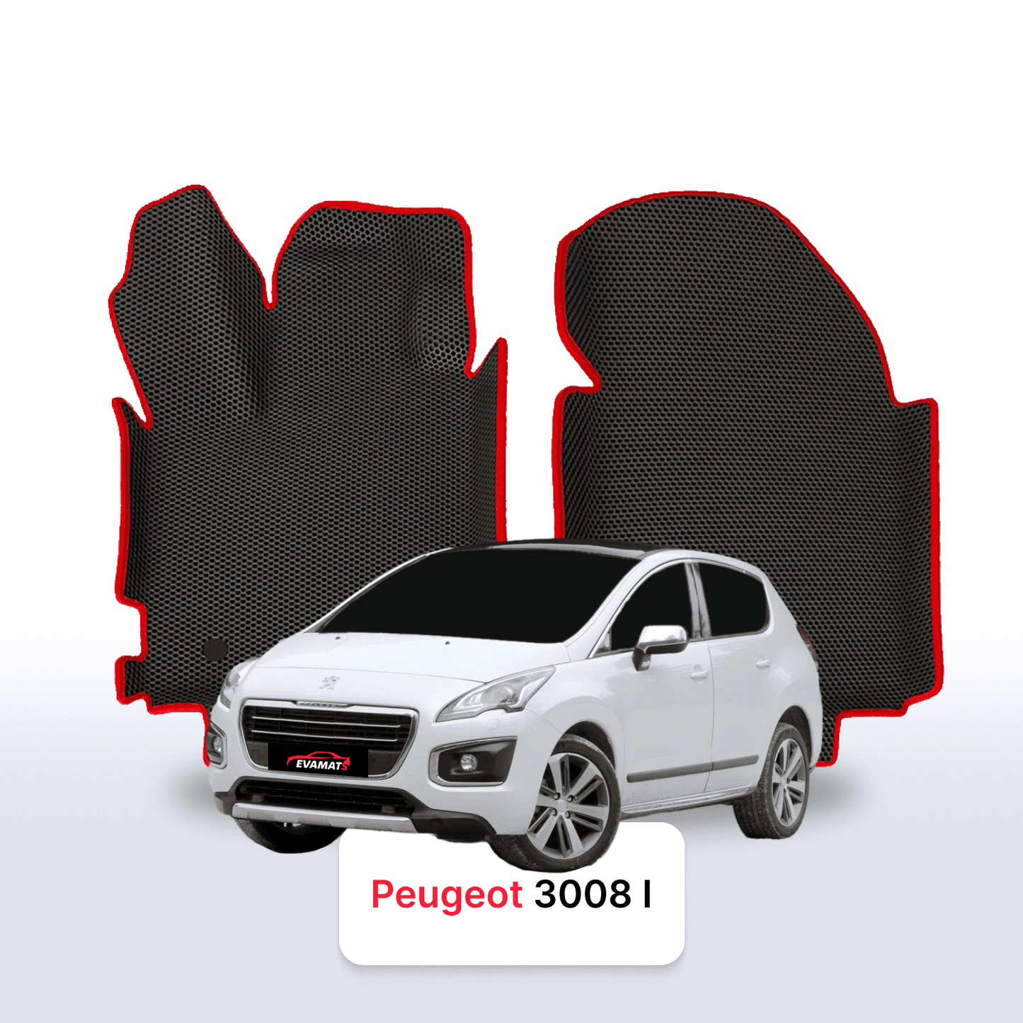 Fußmatten EVAMATS für Peugeot 3008(MT) 1. Generation 2009–2016, SUV