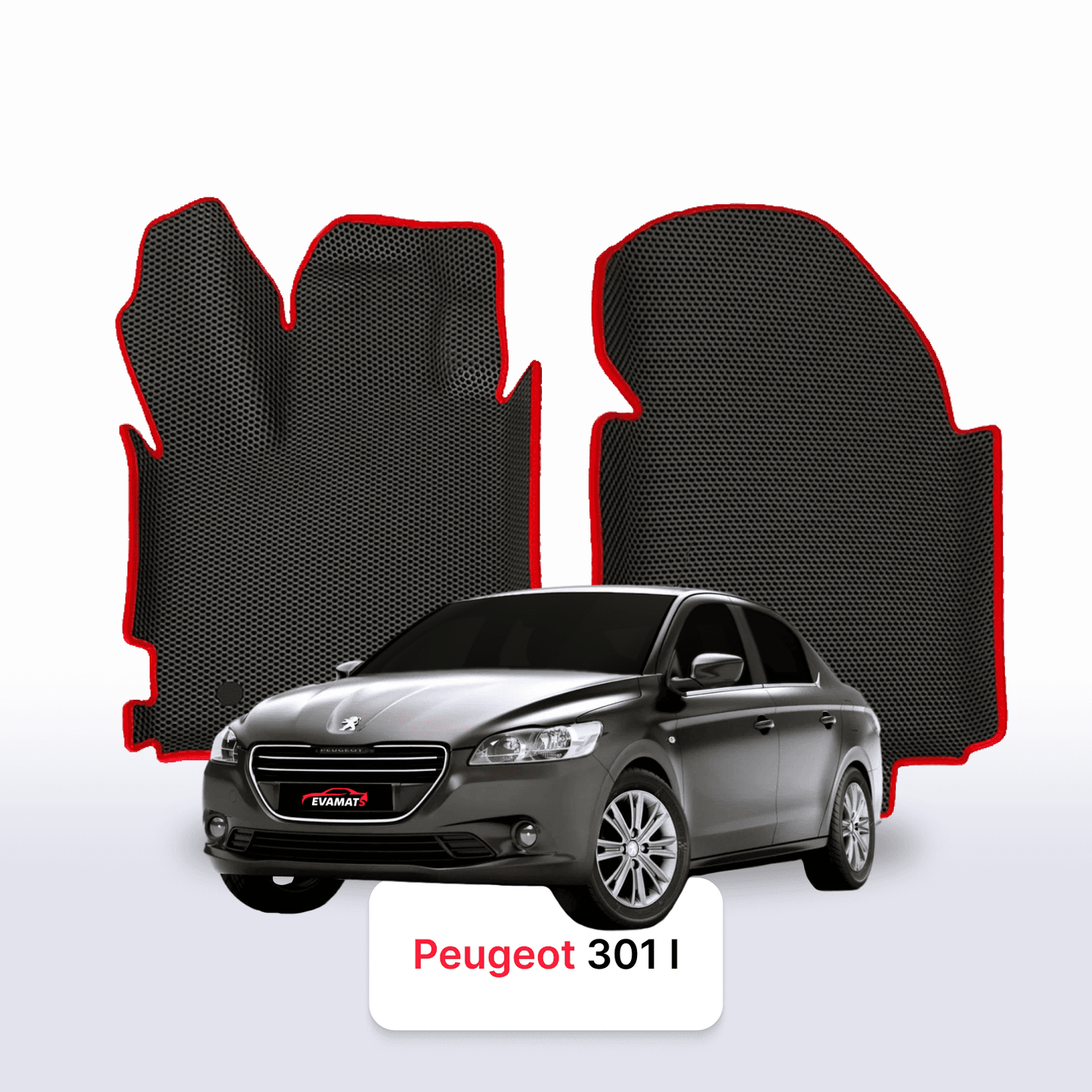 Fußmatten EVAMATS für Peugeot 301(MT) 1. Generation 2012-2023 Jahr Limousine