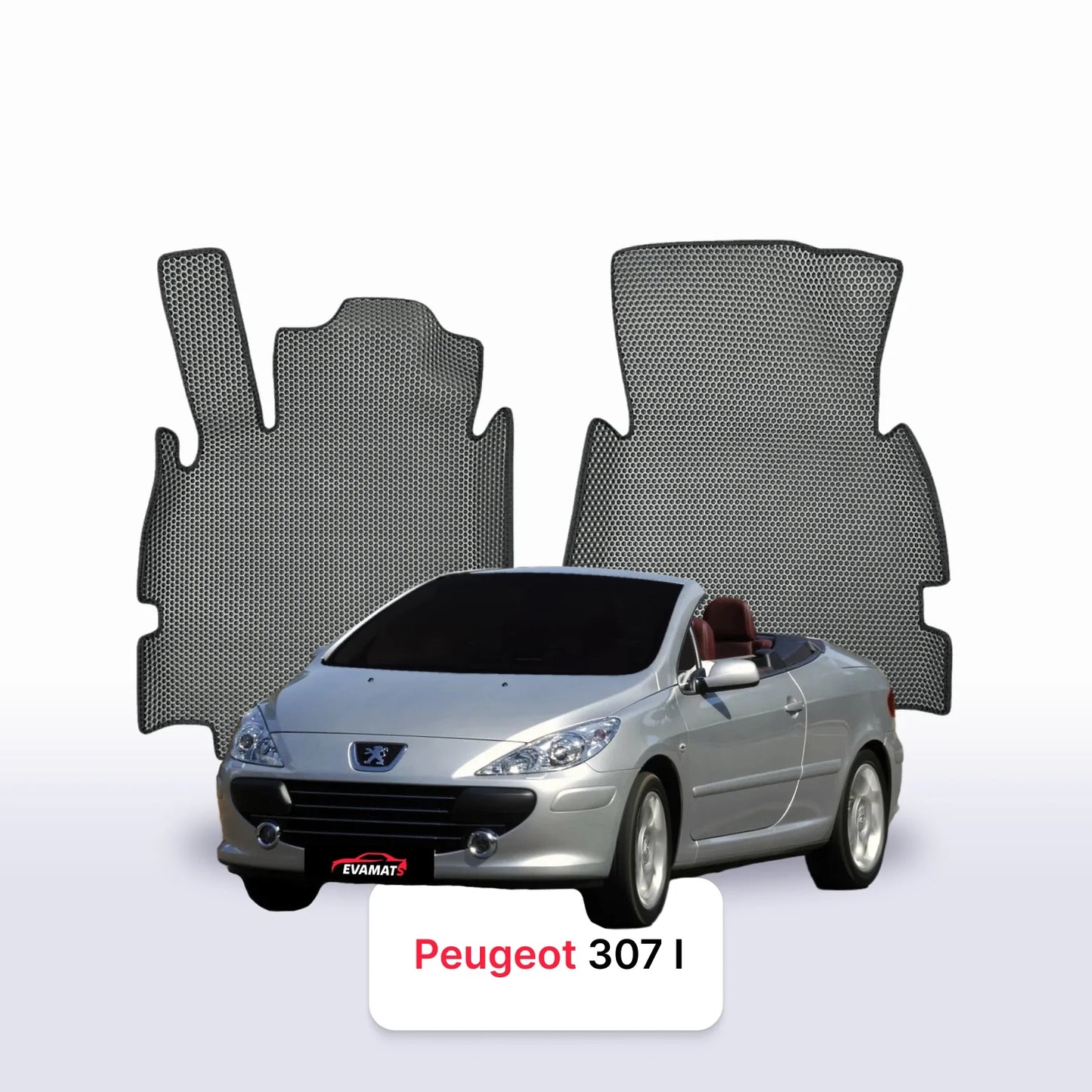 Fußmatten EVAMATS für Peugeot 307(MT) 1. Generation 2001-2008 Jahr CABRIO