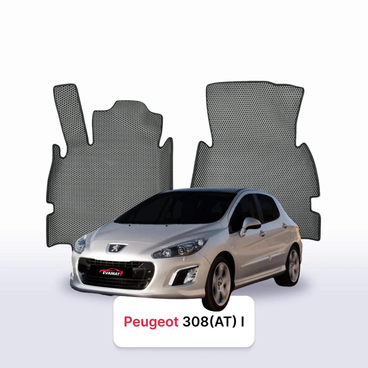 Fußmatten EVAMATS für Peugeot 308(AT) 1. Generation 2007–2015, Schrägheck, 5-türig