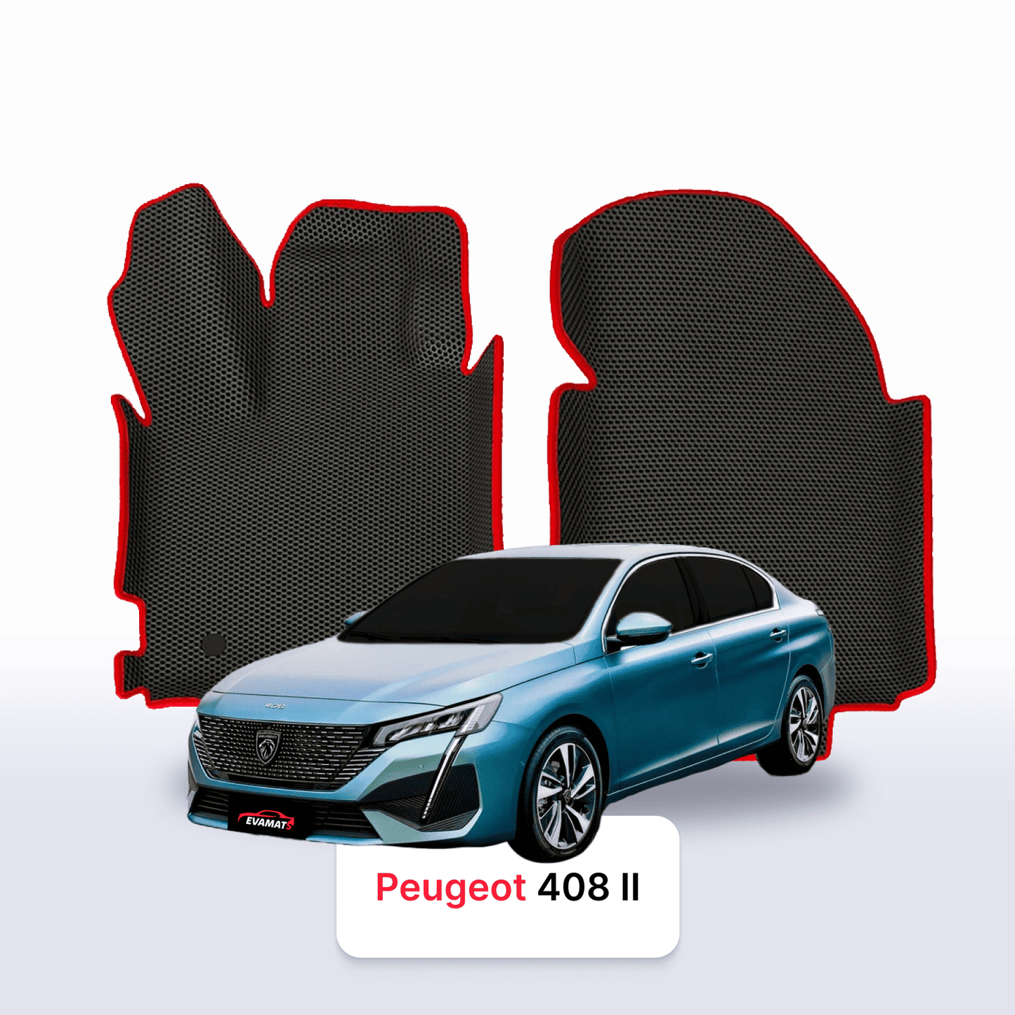 Fußmatten EVAMATS für Peugeot 408 2 Gen 2022-2023 Jahr SEDAN