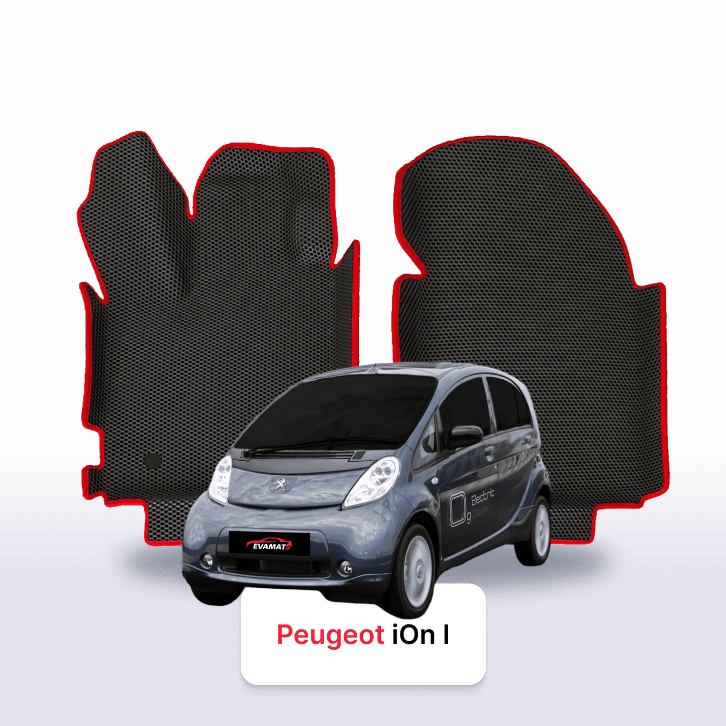Fußmatten EVAMATS für Peugeot iOn(AT) 1 gen 2010-2020 jahr Elektrische FLIEßHECK 5 tür