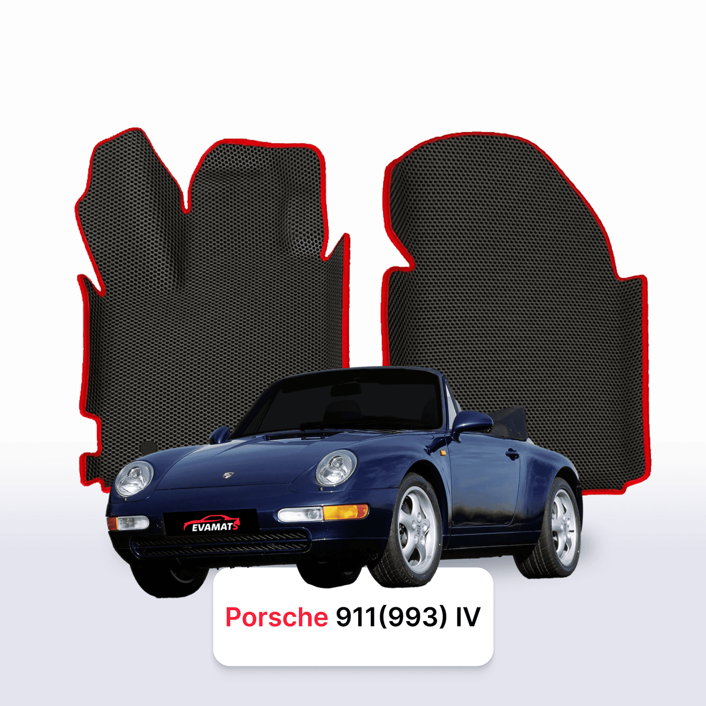 Fußmatten EVAMATS für Porsche 911(993) 4. Generation 1993-1998 Jahr CABRIO