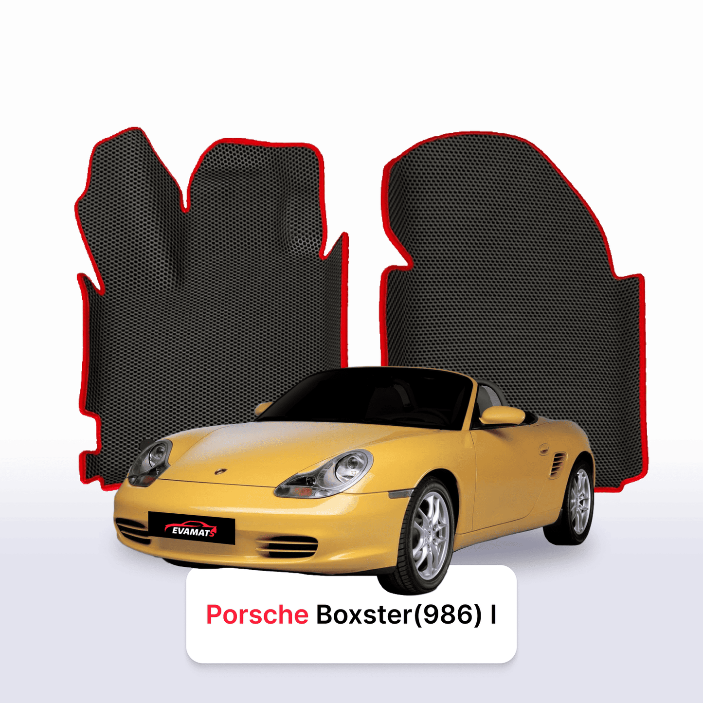 Fußmatten EVAMATS für Porsche Boxster(986) 1. Generation 1996-2004 Jahr ROADSTER