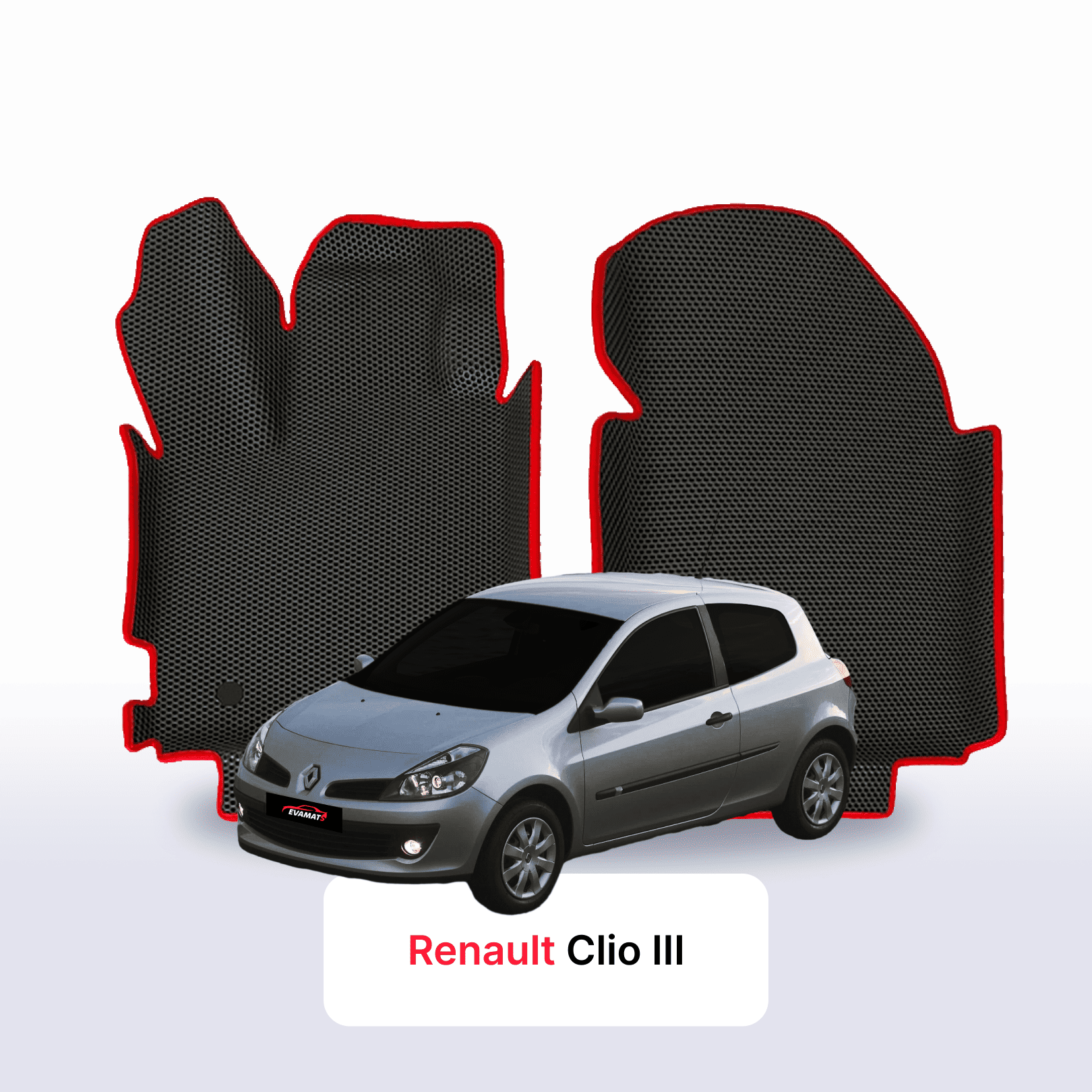 Fußmatten EVAMATS für Renault Clio 3 Gen 2005-2014 Jahr FLIEßHECK 3-Türer Fußmatten EVAMATS für Renault Clio 3 Gen 2005-2014 Jahr FLIEßHECK 3-Türer