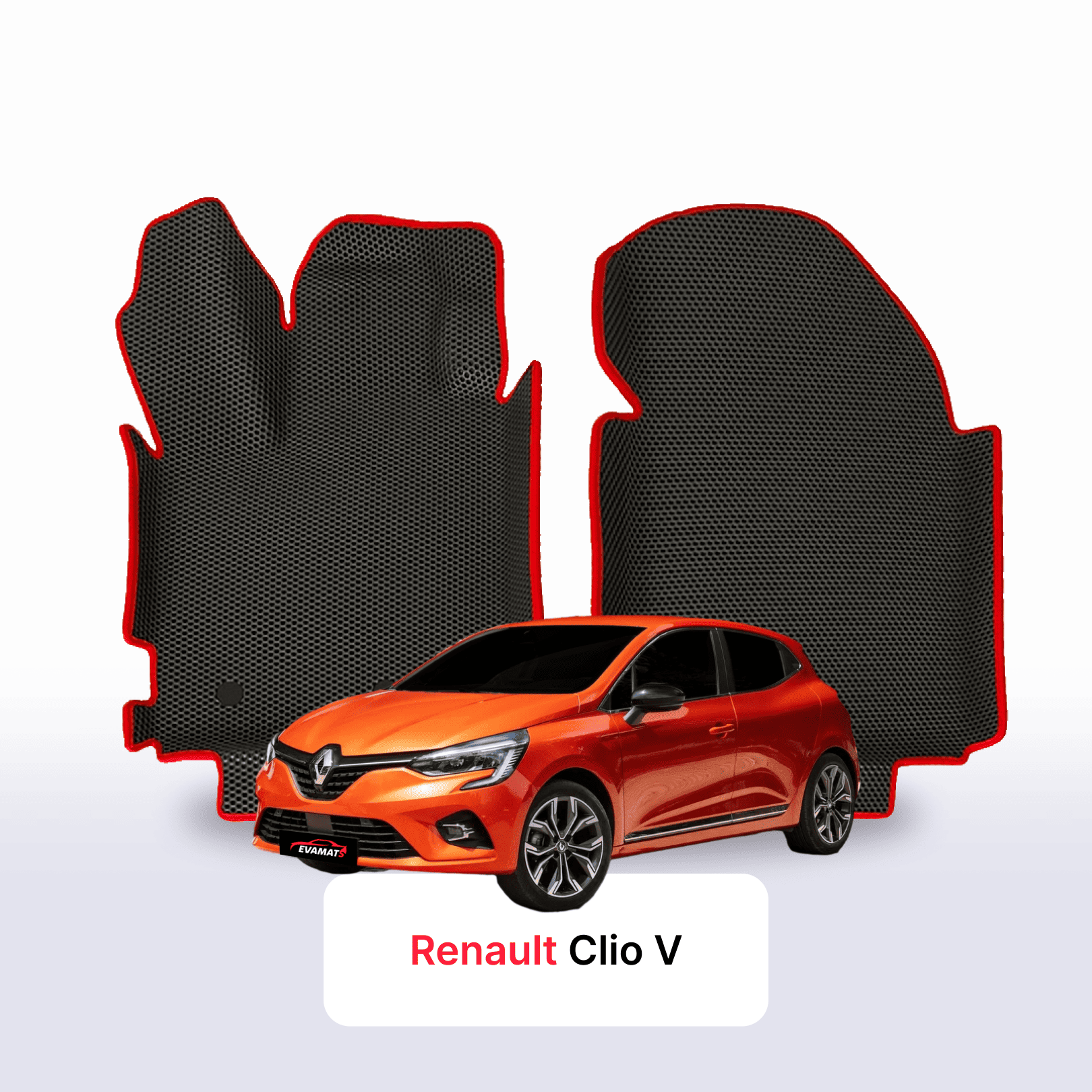 Fußmatten EVAMATS für Renault Clio 5 Gen 2019-2025 Jahr FLIEßHECK 5-Türer Fußmatten EVAMATS für Renault Clio 5 Gen 2019-2025 Jahr FLIEßHECK 5-Türer