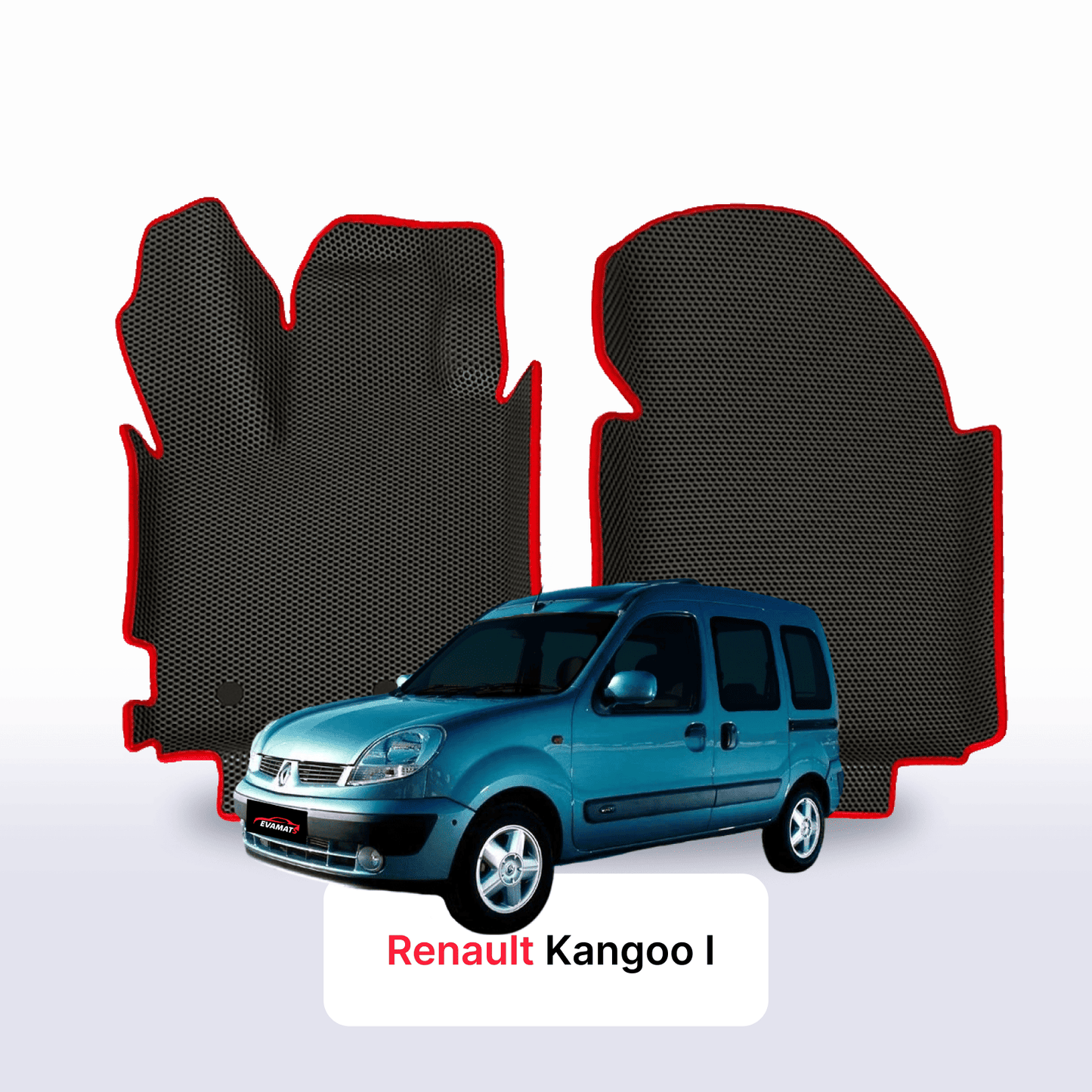 Fußmatten EVAMATS für Renault Kangoo 1 Gen 1997-2009 Jahr MINIVAN
