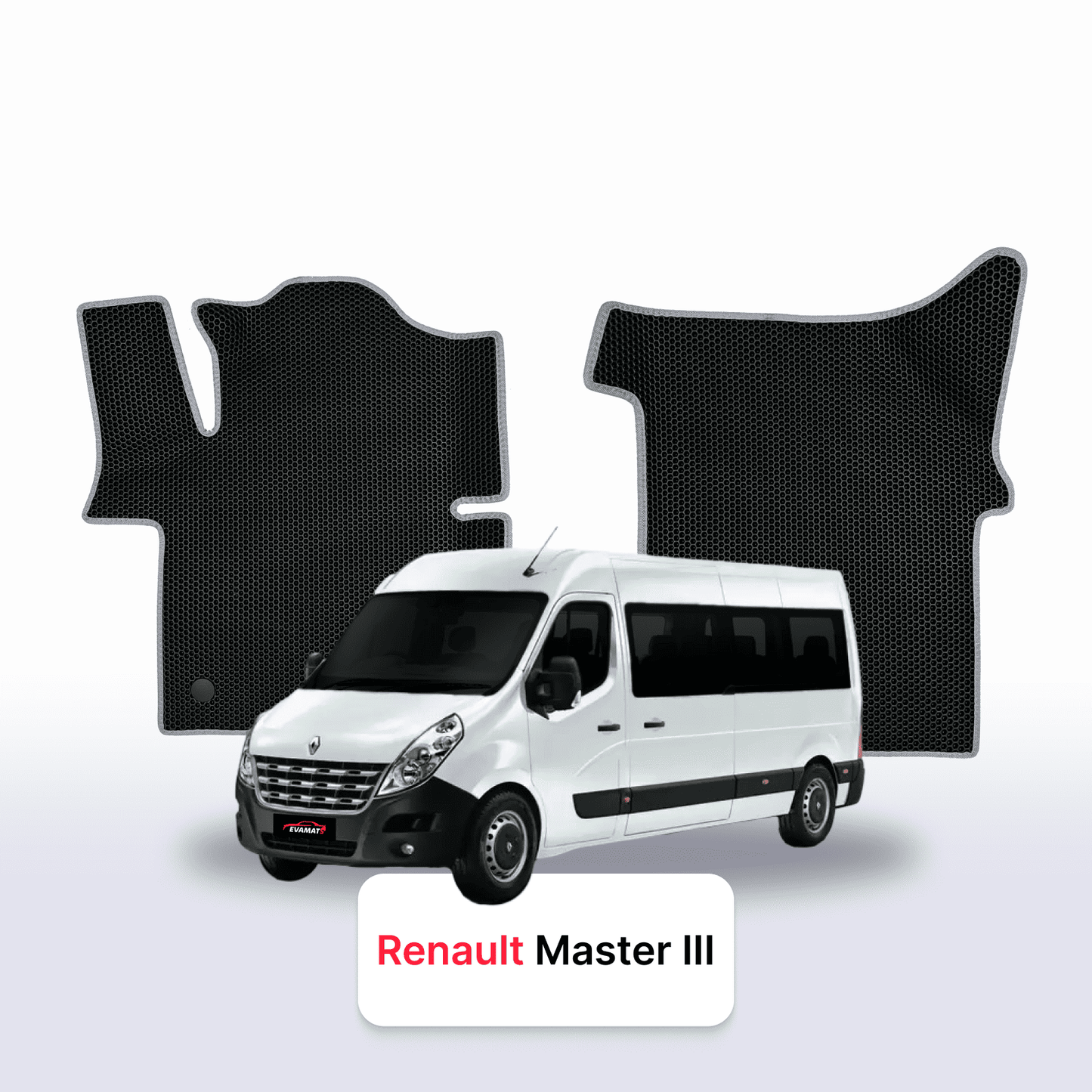 Fußmatten EVAMATS für Renault Master 3 Gen 2010-2019 Jahr MINIVAN