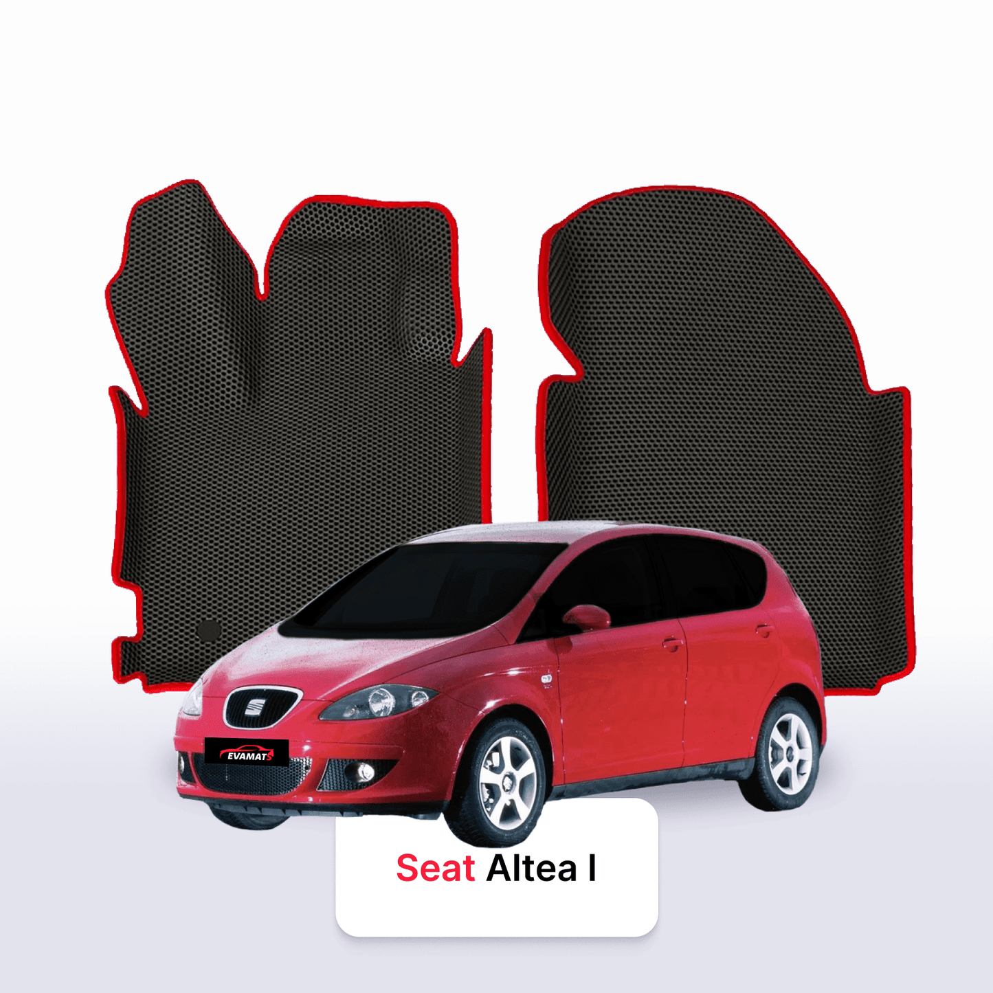 Fußmatten EVAMATS für SEAT Altea 1 Gen 2004-2015 Jahr MINIVAN