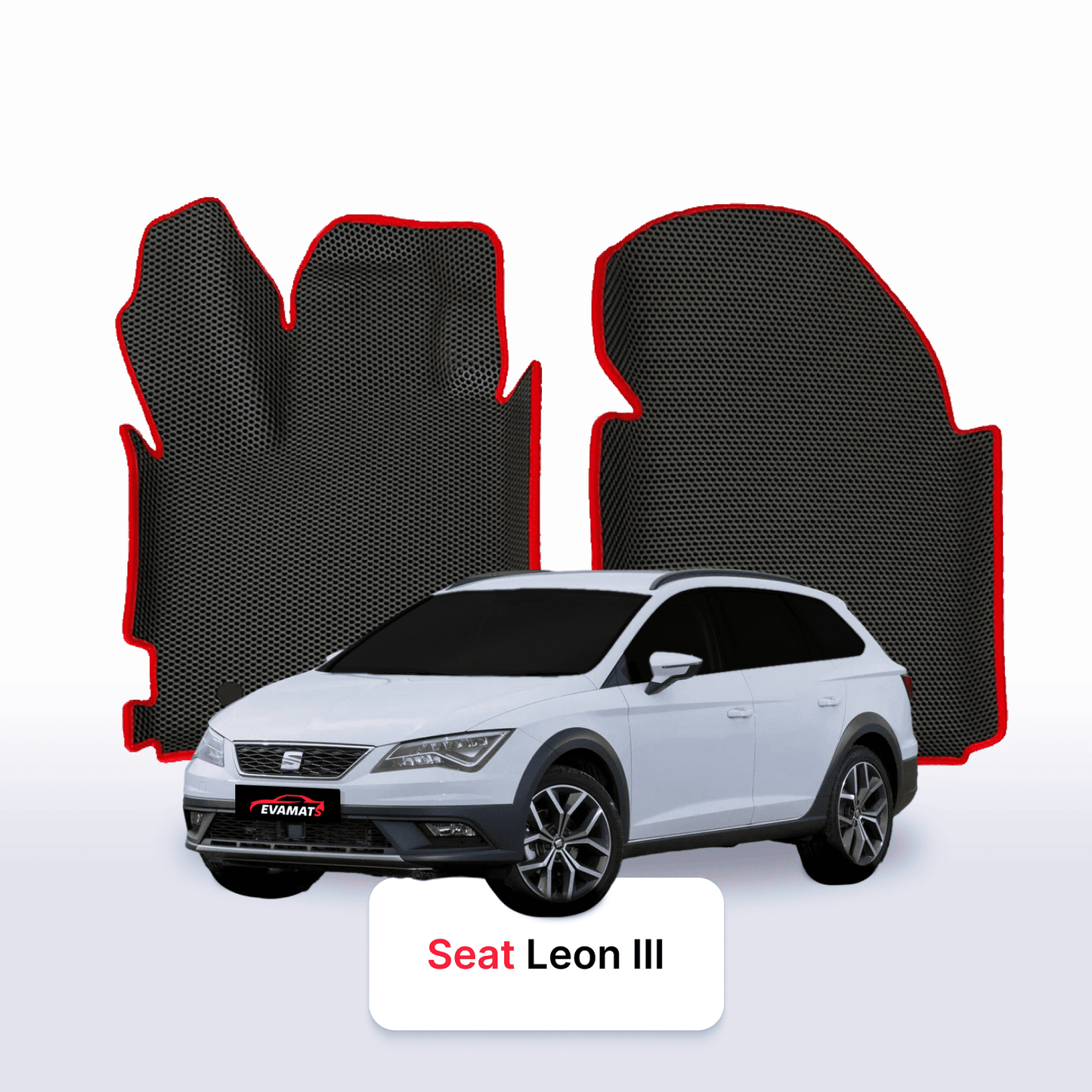 Fußmatten EVAMATS für SEAT Leon X-PERIENCE 3. Generation 2012-2020 Jahr Kombi
