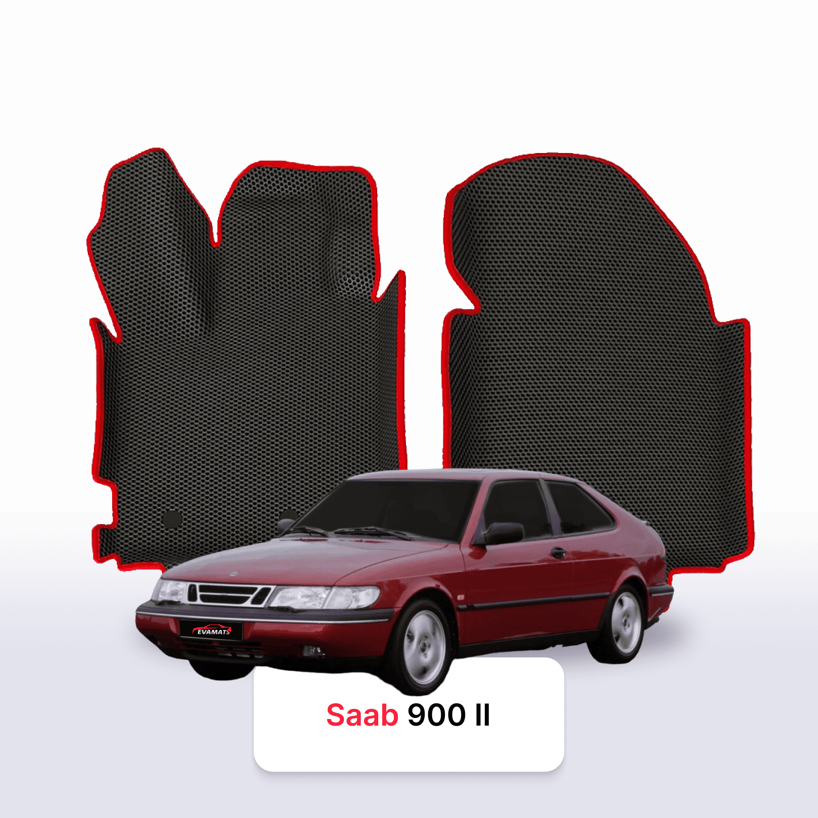 Fußmatten EVAMATS für Saab 900 2. Generation 1993–1998, Schrägheck, 3-türig Fußmatten EVAMATS für Saab 900 2. Generation 1993–1998, Schrägheck, 3-türig