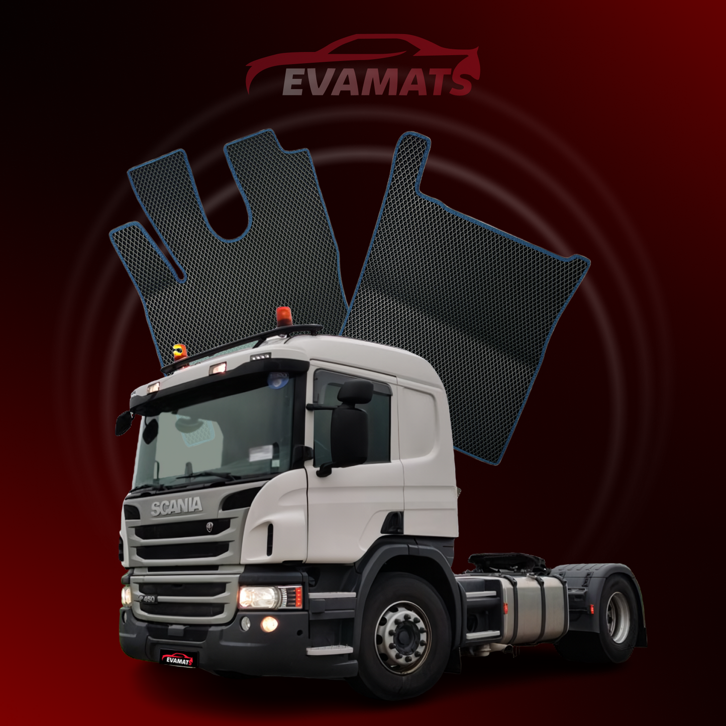 Fußmatten EVAMATS für Scania P450 1. Generation 2009-2016 Jahr LKW