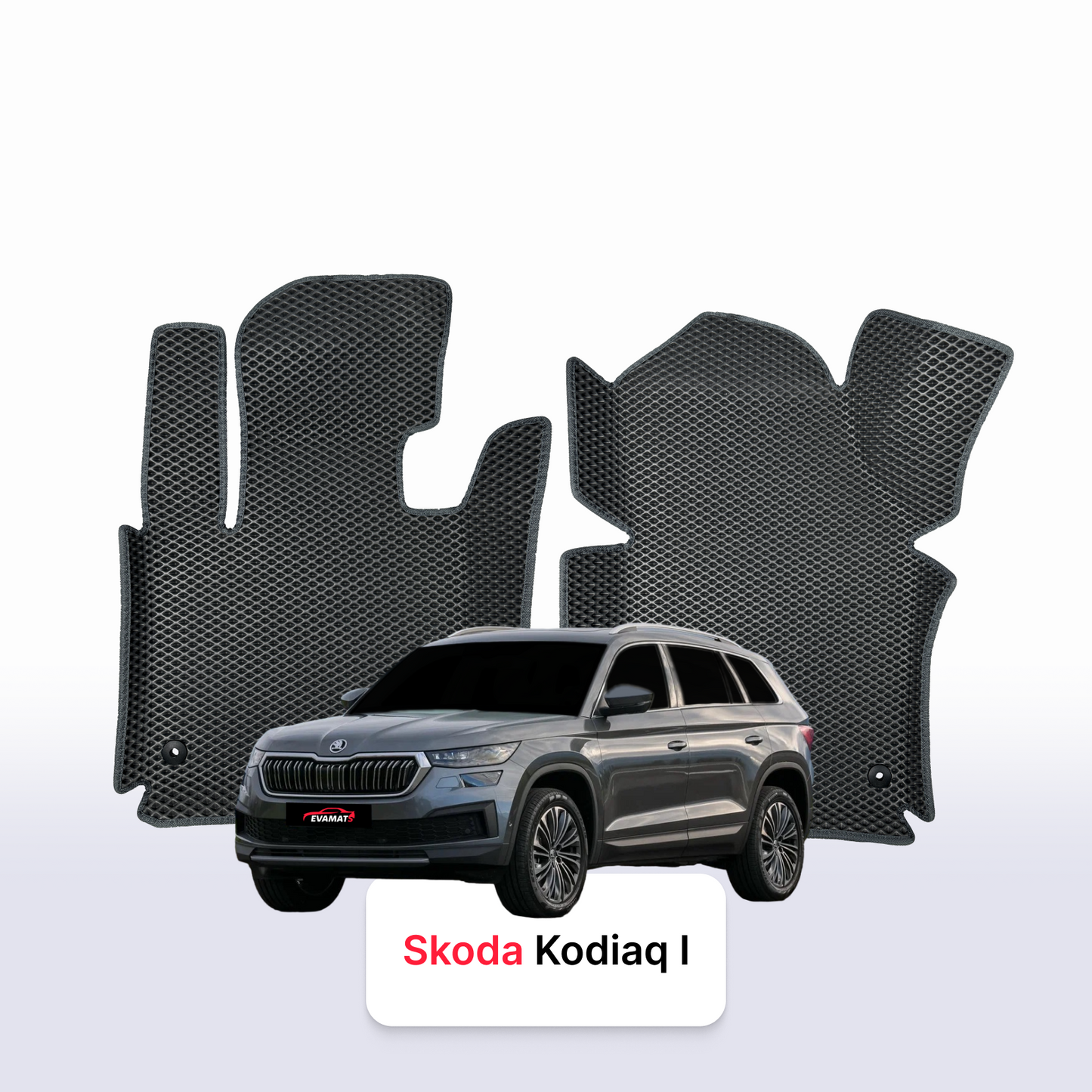 Fußmatten EVAMATS für den SUV Skoda Kodiaq 1. Generation 2016-2025