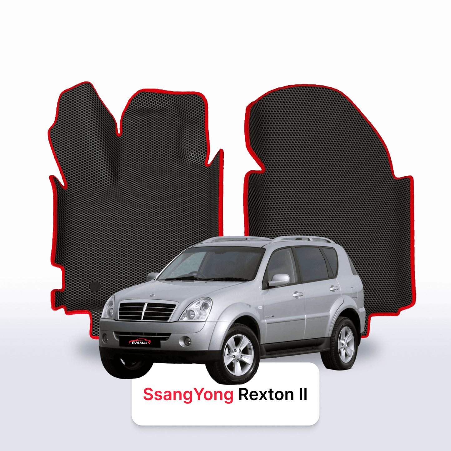 Fußmatten EVAMATS für SsangYong Rexton 2 Gen 2006-2012 Jahr SUV