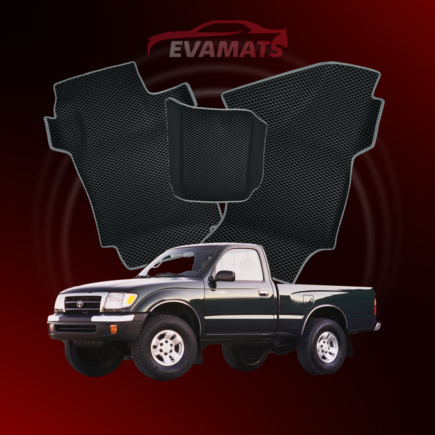 Fußmatten EVAMATS für Toyota Tacoma 1. Generation 1995-2004 Baujahr PICK-UP Einzelkabine