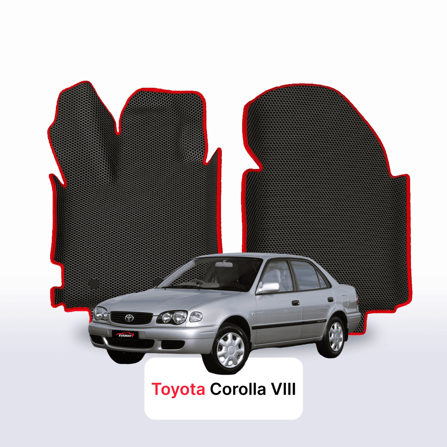 Fußmatten EVAMATS für Toyota Corolla 8. Generation 1995–2002, Limousine