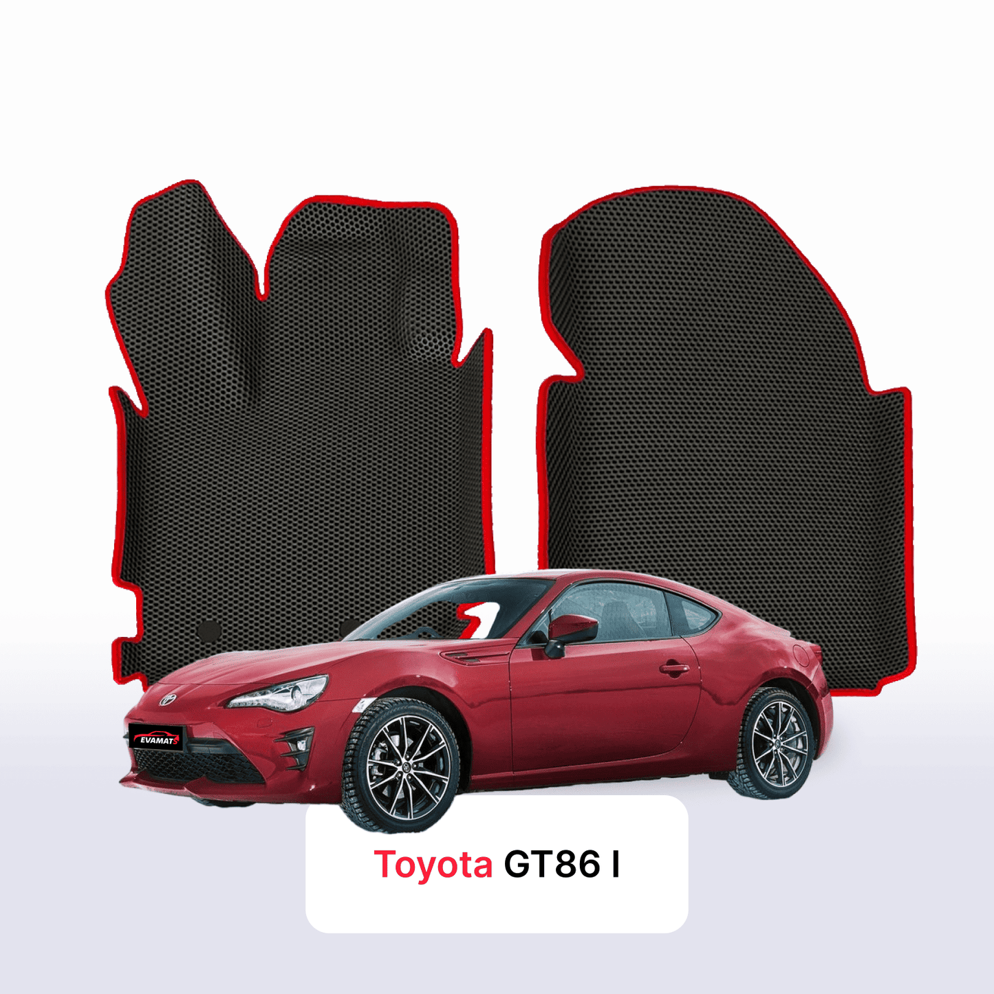Fußmatten EVAMATS für Toyota GT86 1. Generation 2012-2021 Jahr COUPE