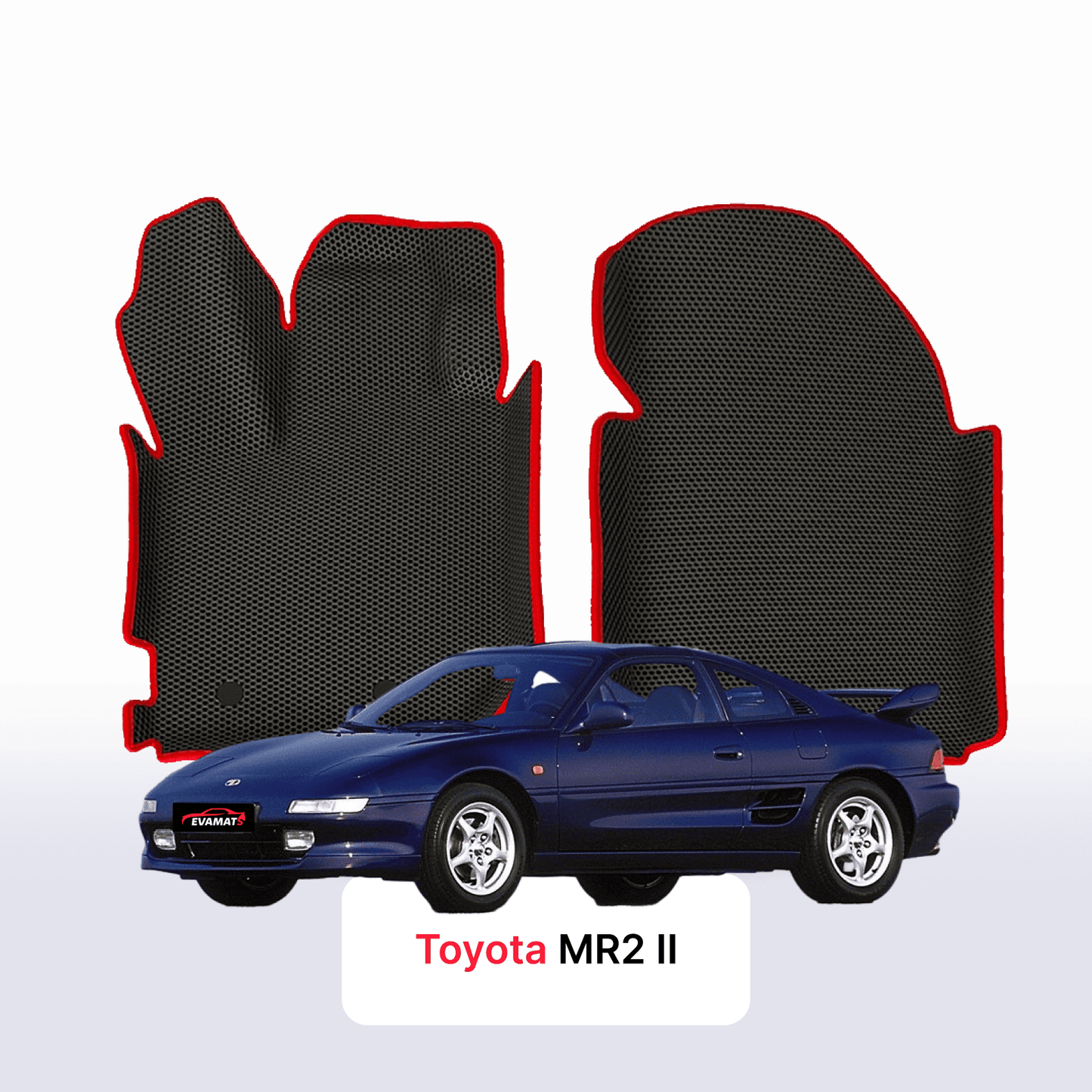Fußmatten EVAMATS für Toyota MR2 2. Generation 1998-2000 Jahr COUPE