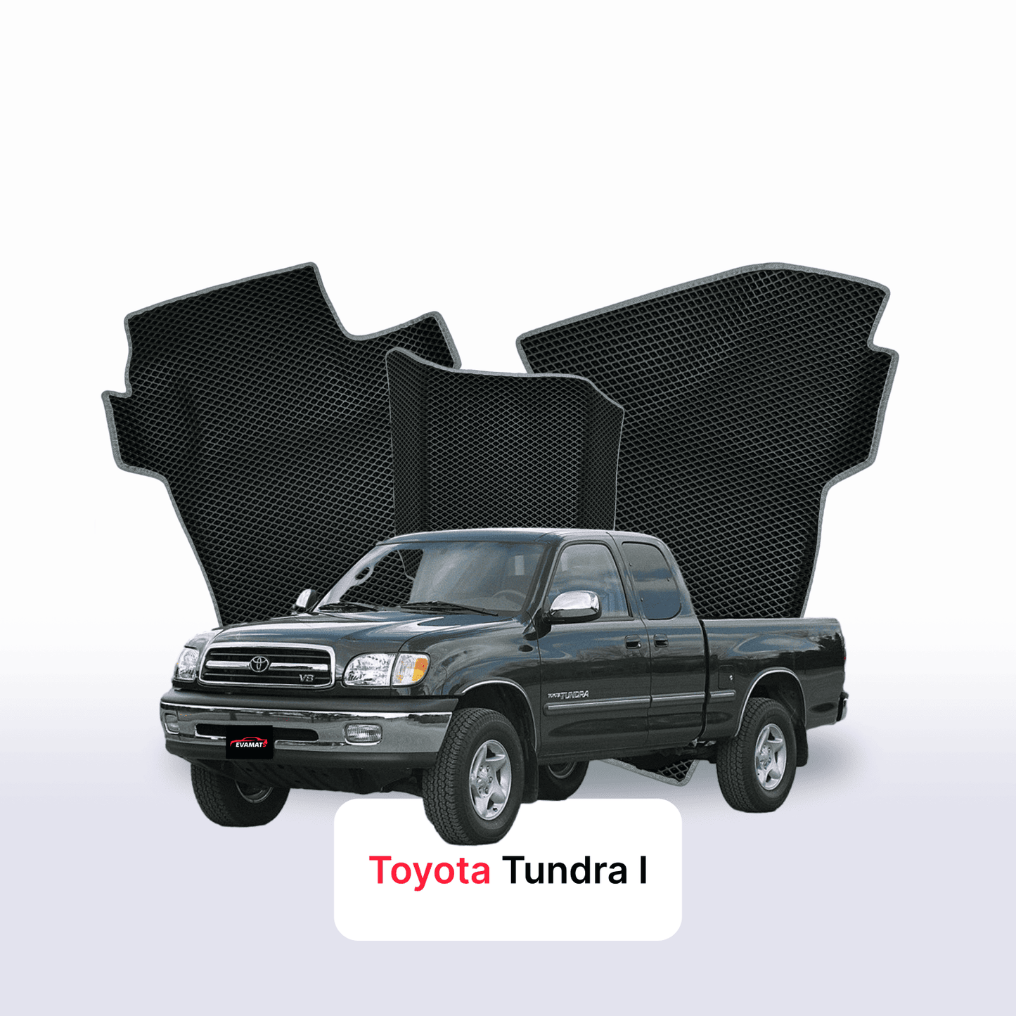 Fußmatten EVAMATS für Toyota Tundra 1 Gen 2000-2006 Jahr PICK-UP Doppelkabine