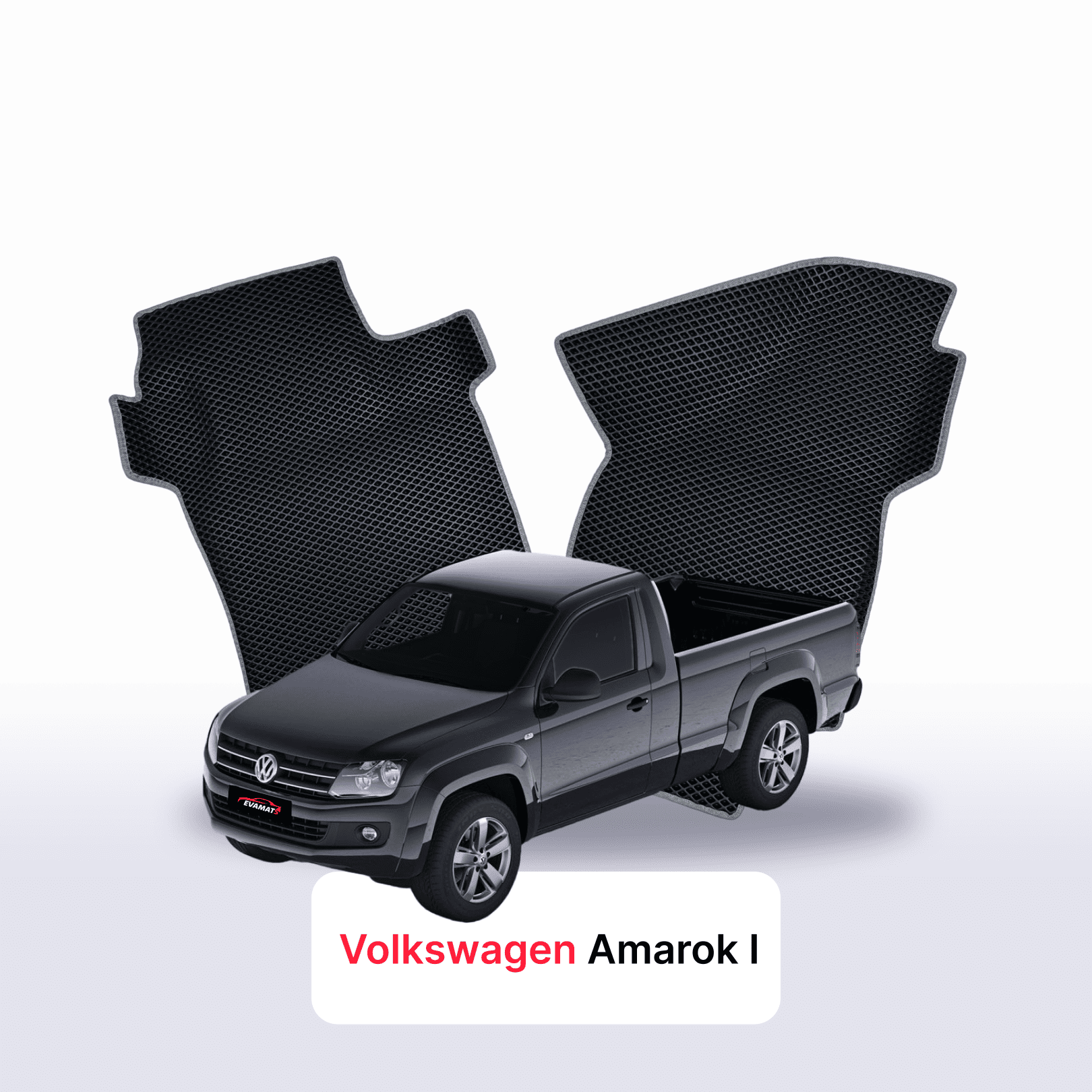 Fußmatten EVAMATS für Volkswagen Amarok I Gen 2010-2016 Baujahr PICK-UP Einzelkabine Fußmatten EVAMATS für Volkswagen Amarok I Gen 2010-2016 Baujahr PICK-UP Einzelkabine