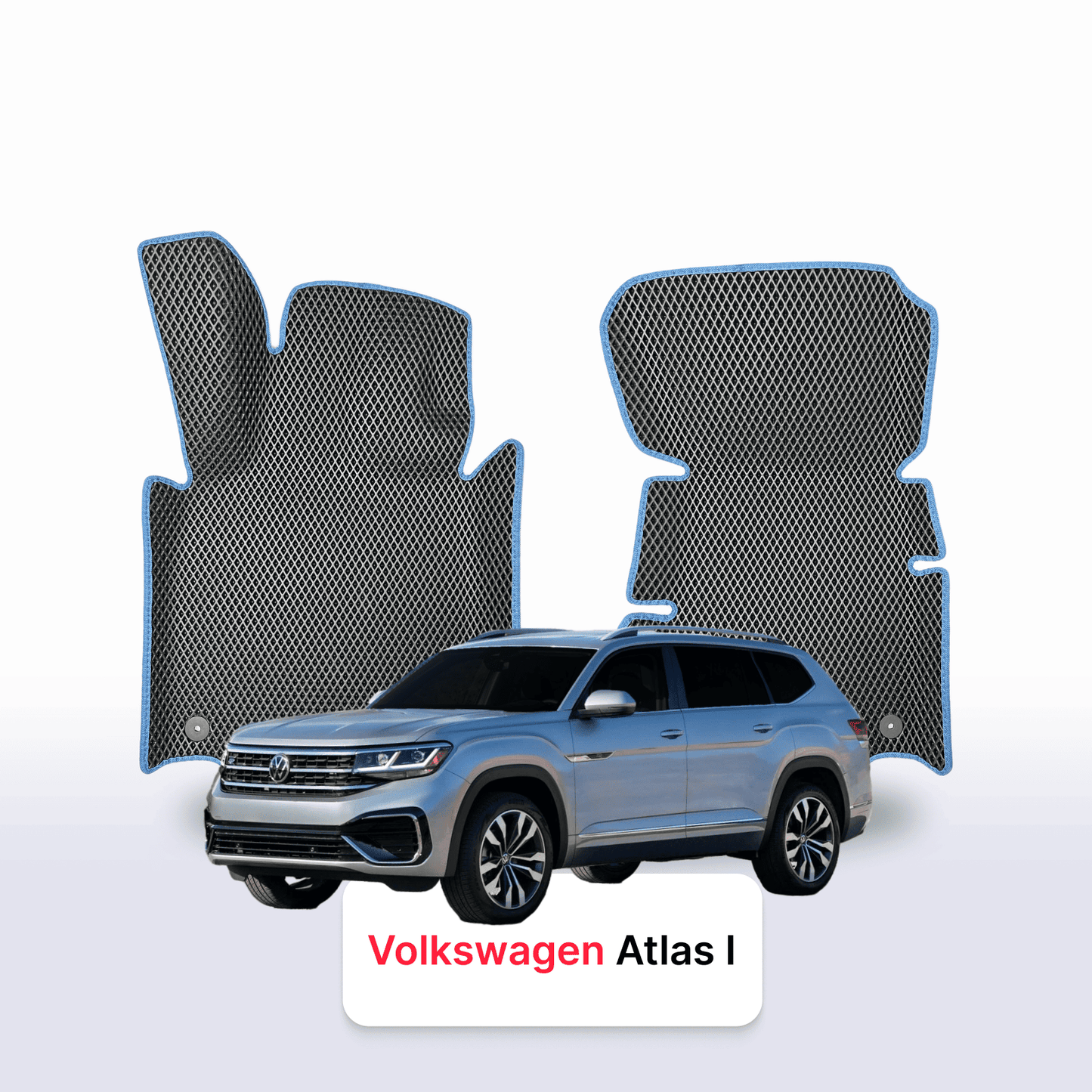 Fußmatten EVAMATS für Volkswagen Atlas I Gen 2017-2025 Jahr SUV 7-Sitzer