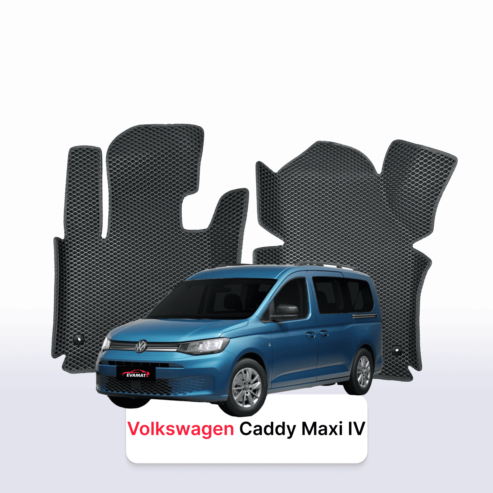 Fußmatten EVAMATS für Volkswagen Caddy Maxi IV Gen 2020-2024 Jahr MINIVAN 7-Sitzer Fußmatten EVAMATS für Volkswagen Caddy Maxi IV Gen 2020-2024 Jahr MINIVAN 7-Sitzer