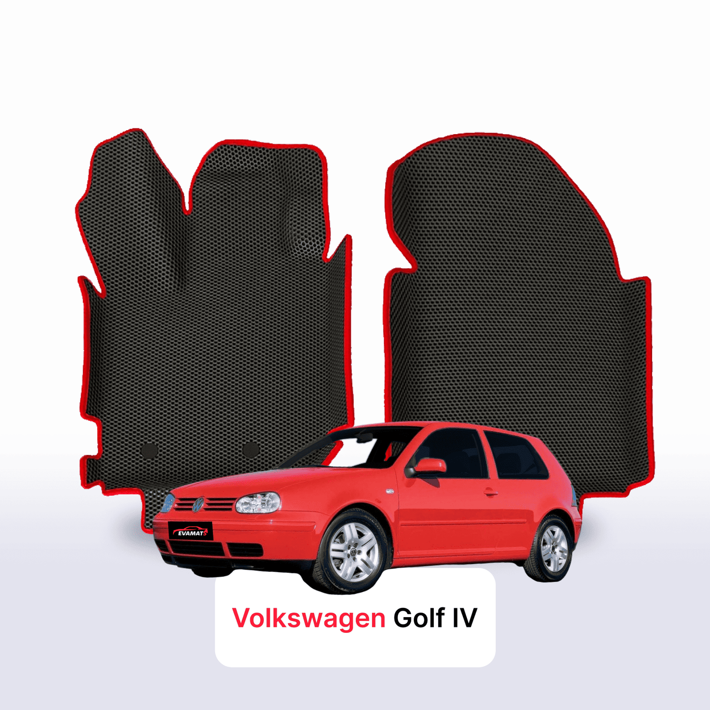 Fußmatten EVAMATS für Volkswagen Golf (MK4) IV Gen 1997–2006, Schrägheck, 3-türig