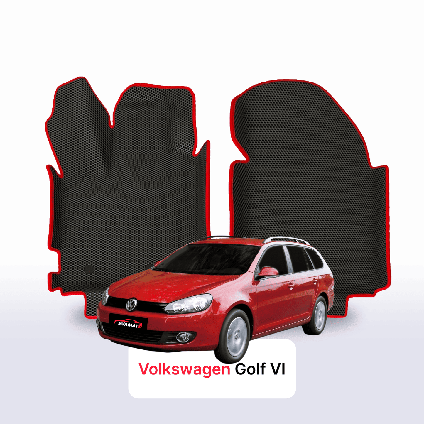 Fußmatten EVAMATS für Volkswagen Golf (MK6) VI Gen 2008-2012 Jahr STATION WAGON