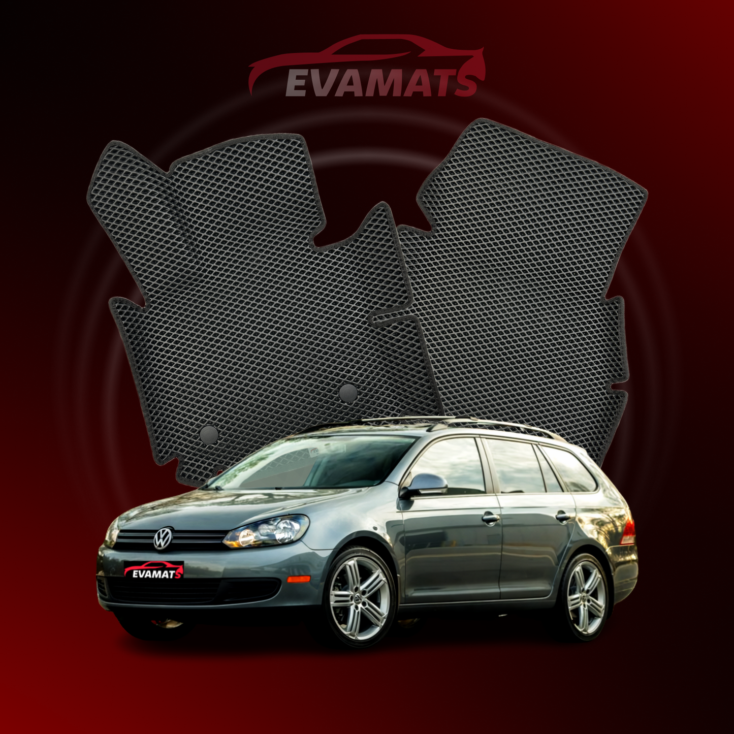 Fußmatten EVAMATS für Volkswagen Jetta V Gen. 2005–2011, Limousine