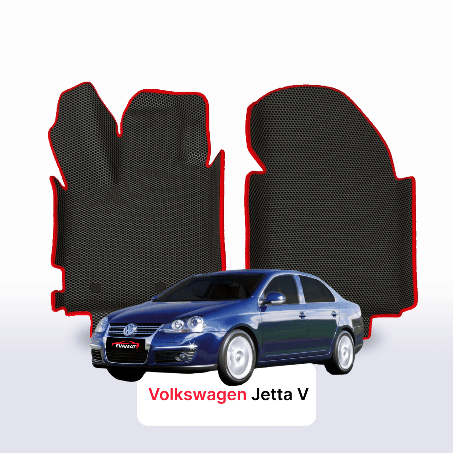 Fußmatten EVAMATS für Volkswagen Jetta V Gen. 2005–2011, Limousine