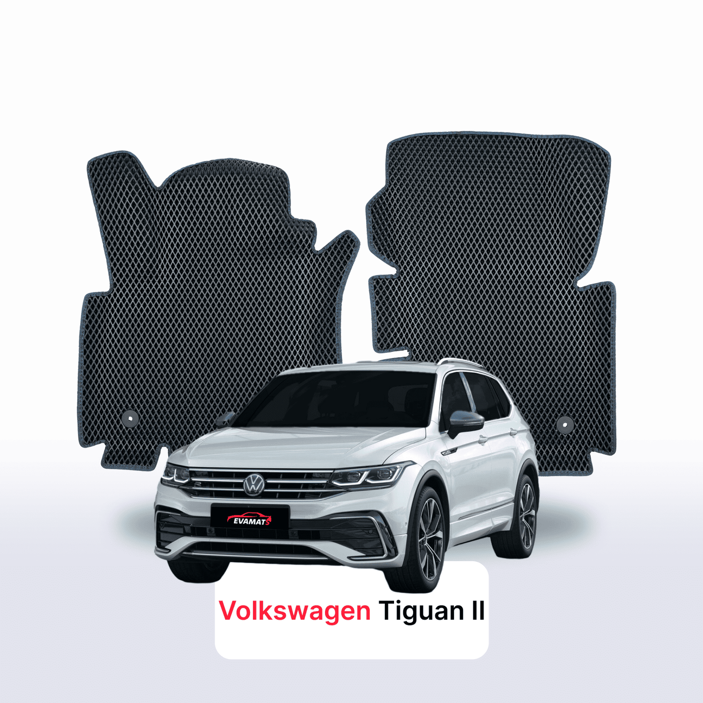 Fußmatten EVAMATS für den SUV Volkswagen Tiguan II Gen 2016-2024