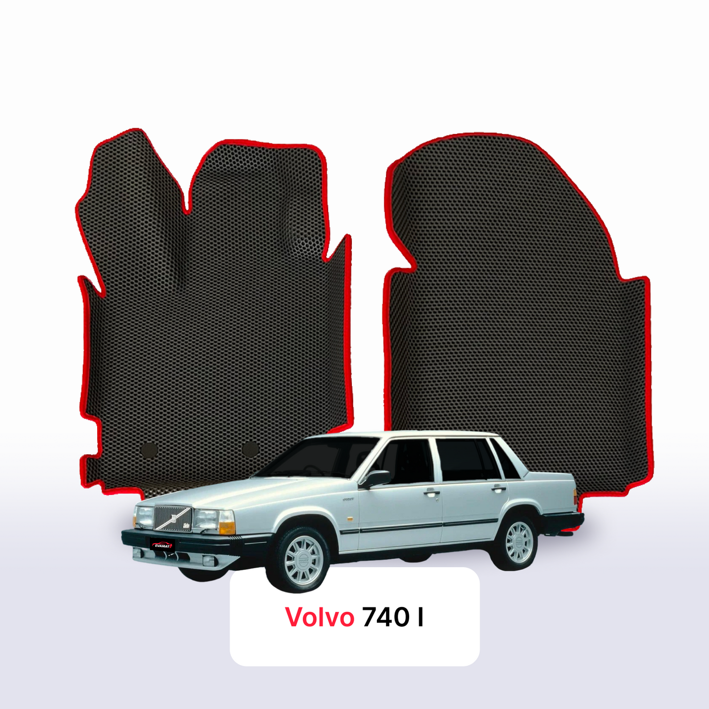 Fußmatten EVAMATS für Volvo 740 1983-1992 Jahr SEDAN