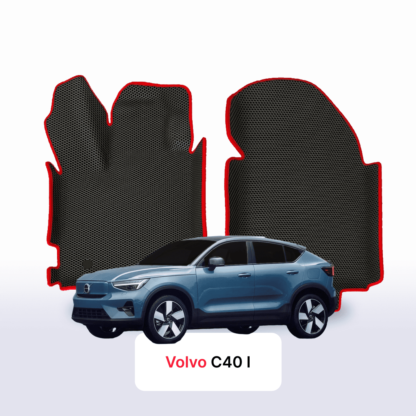 Fußmatten EVAMATS für Volvo C40 1. Generation 2021-2025 Jahr Elektro-SUV