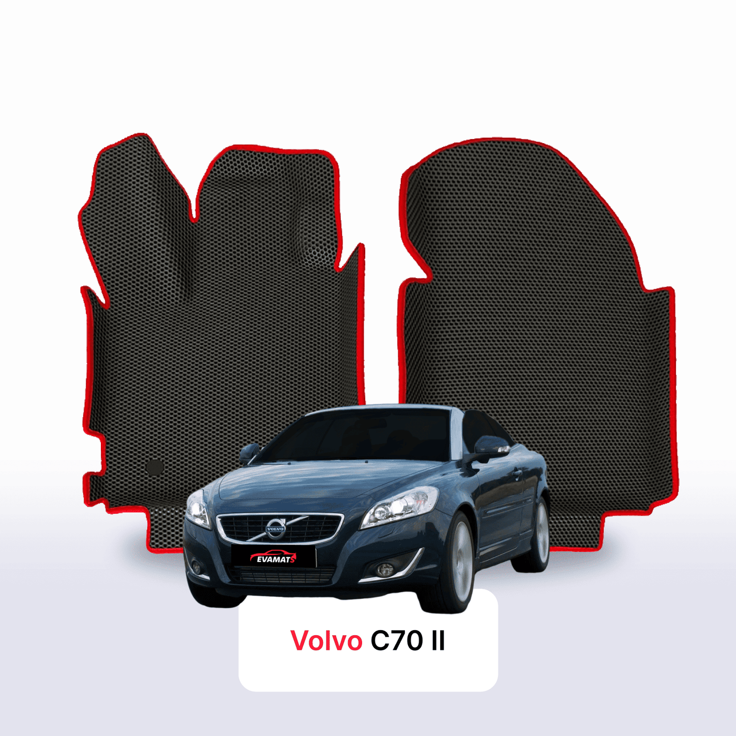 Fußmatten EVAMATS für Volvo C70 2 Gen 2005-2013 Jahr CABRIO