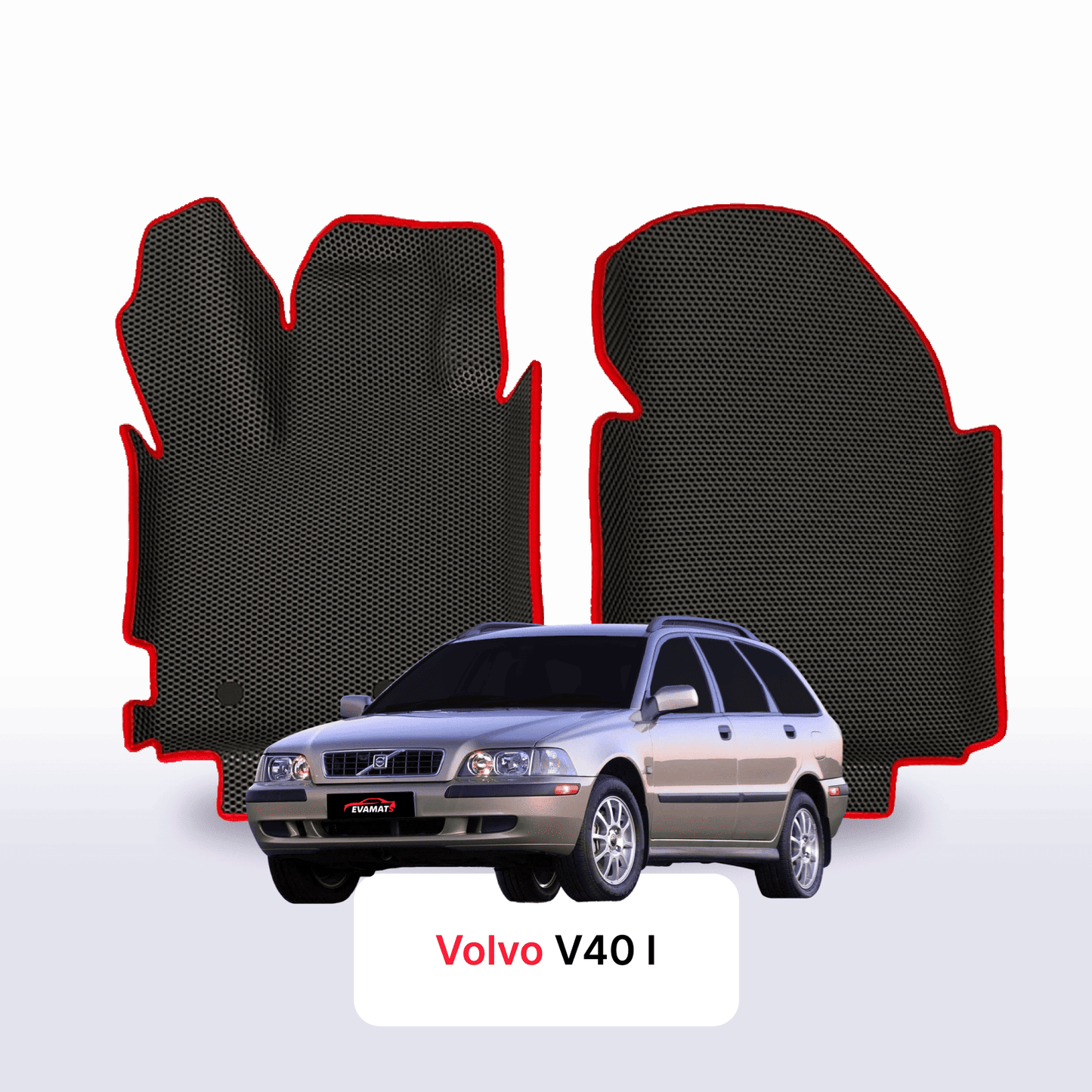 Fußmatten EVAMATS für Volvo V40 1. Generation 1995-2004 Jahr Kombi