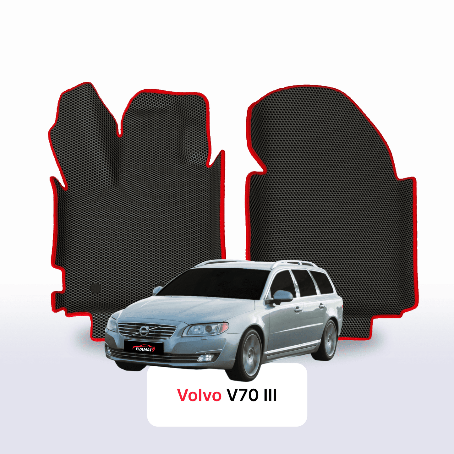 Fußmatten EVAMATS für Volvo V70 3. Generation 2007-2016 Jahr Kombi