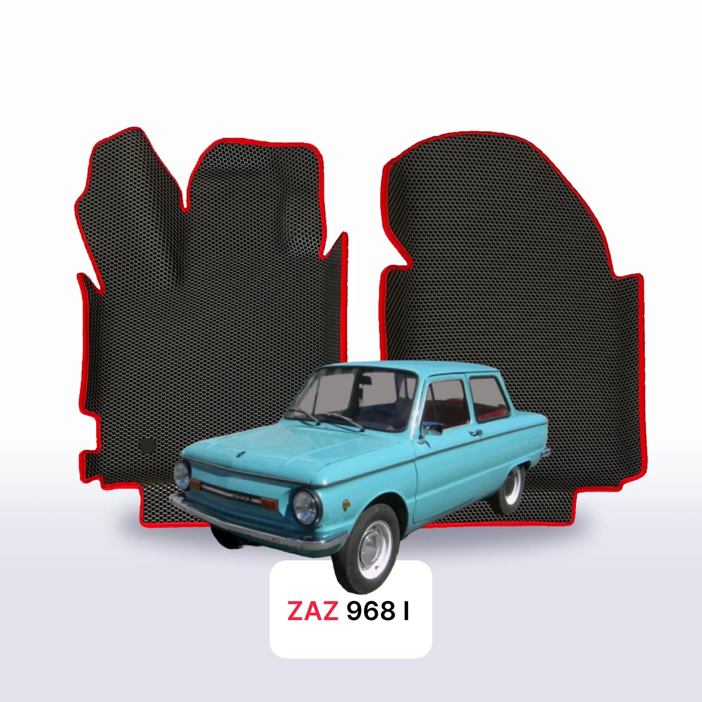 Fußmatten EVAMATS für Zaz-968 1. Generation 1971–1994, Limousine, 2-türig