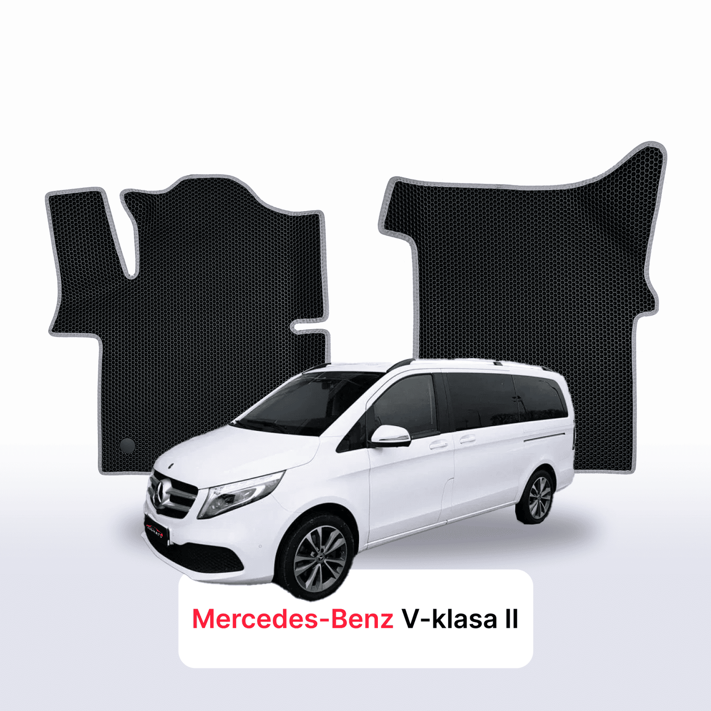 Fußmatten EVAMATS für Mercedes-Benz V-Klasse 2. Generation (W447) 2014-2025 Jahr MINIVAN LANG