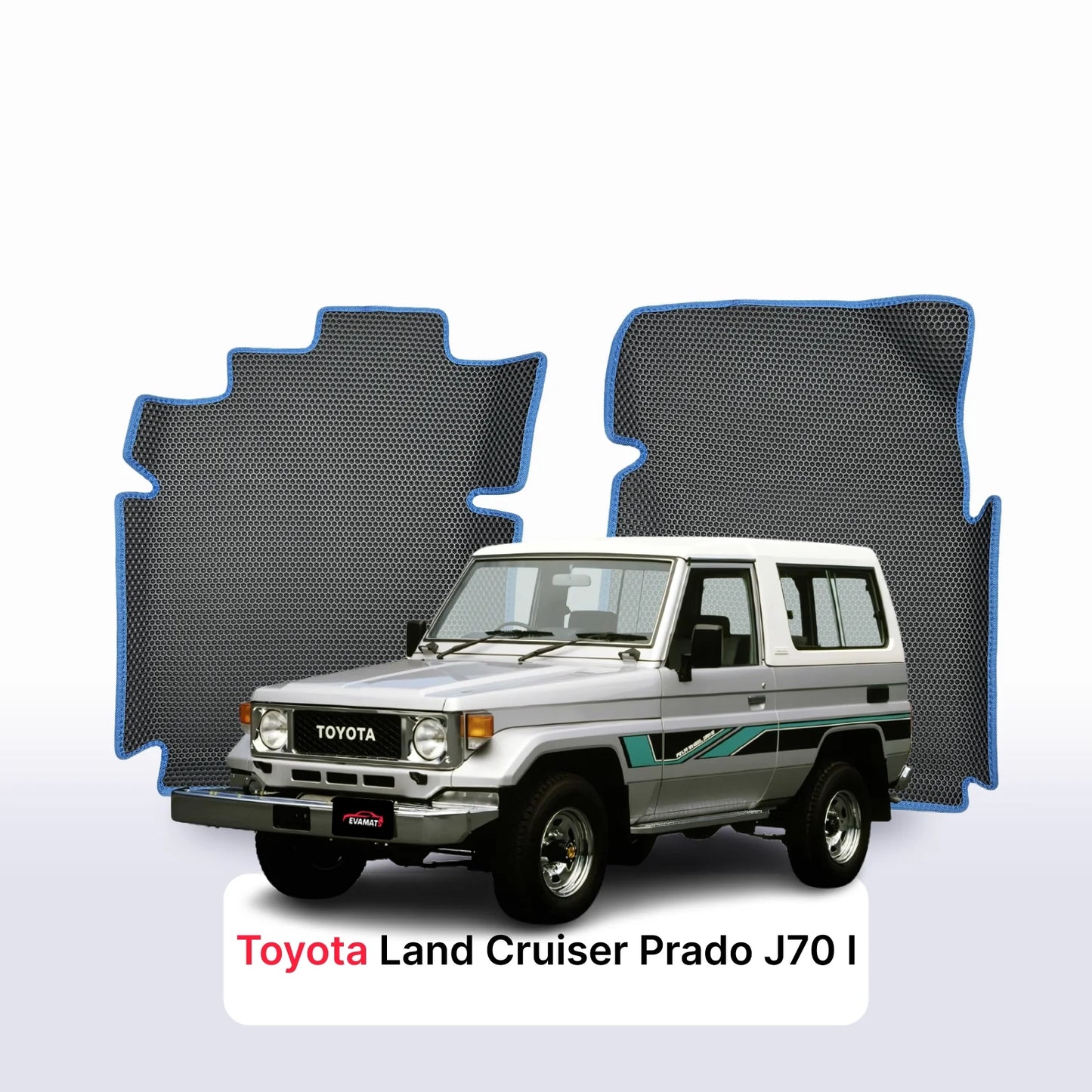 Car mats EVAMATS for Toyota Land Cruiser Prafor J70 1 gen 1984-1999 year SUV 3 door