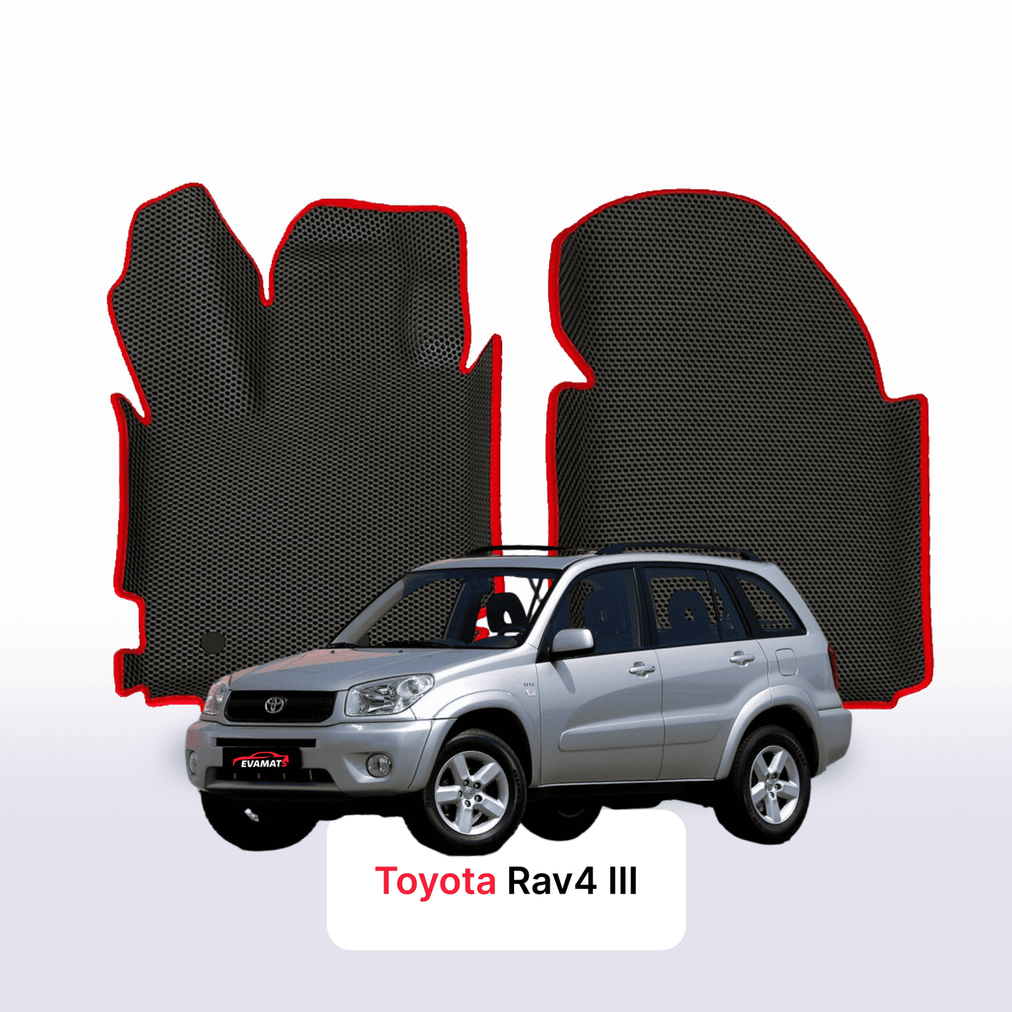 Fußmatten EVAMATS für Toyota Rav 4 (XA20) 2. Generation 2000–2006, SUV, 5-türig