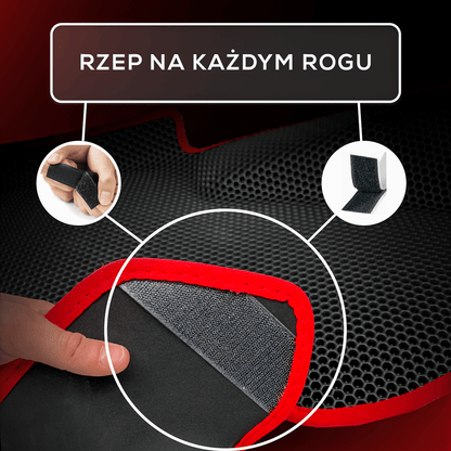 Fußmatten EVAMATS für Mercedes-Benz R-Klasse (W251) 2005 – 2013, LANG MINIVAN 6-Sitzer