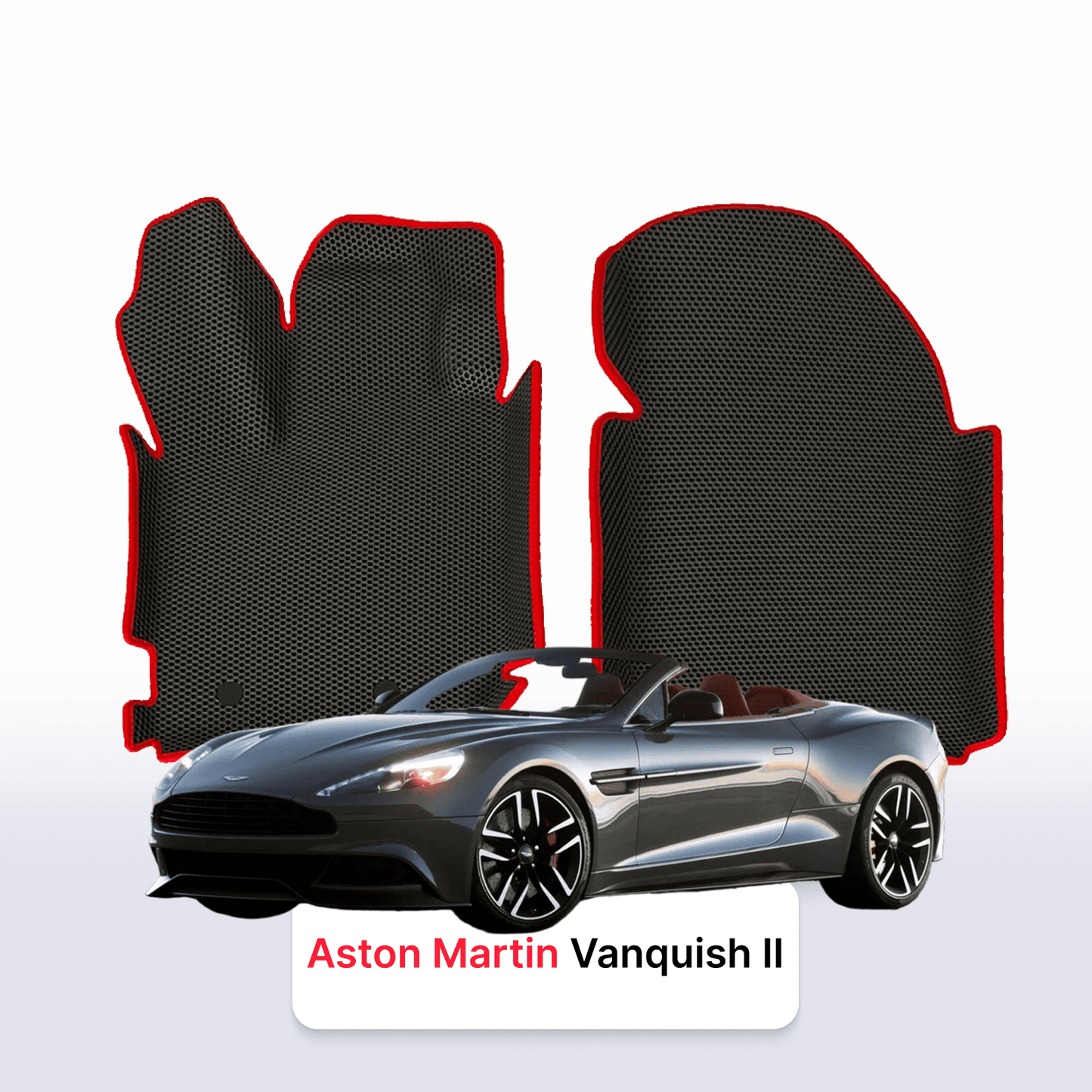 Fußmatten EVAMATS für Aston Martin Vanquish 2 Gen 2012-2018 Jahr ROADSTER
