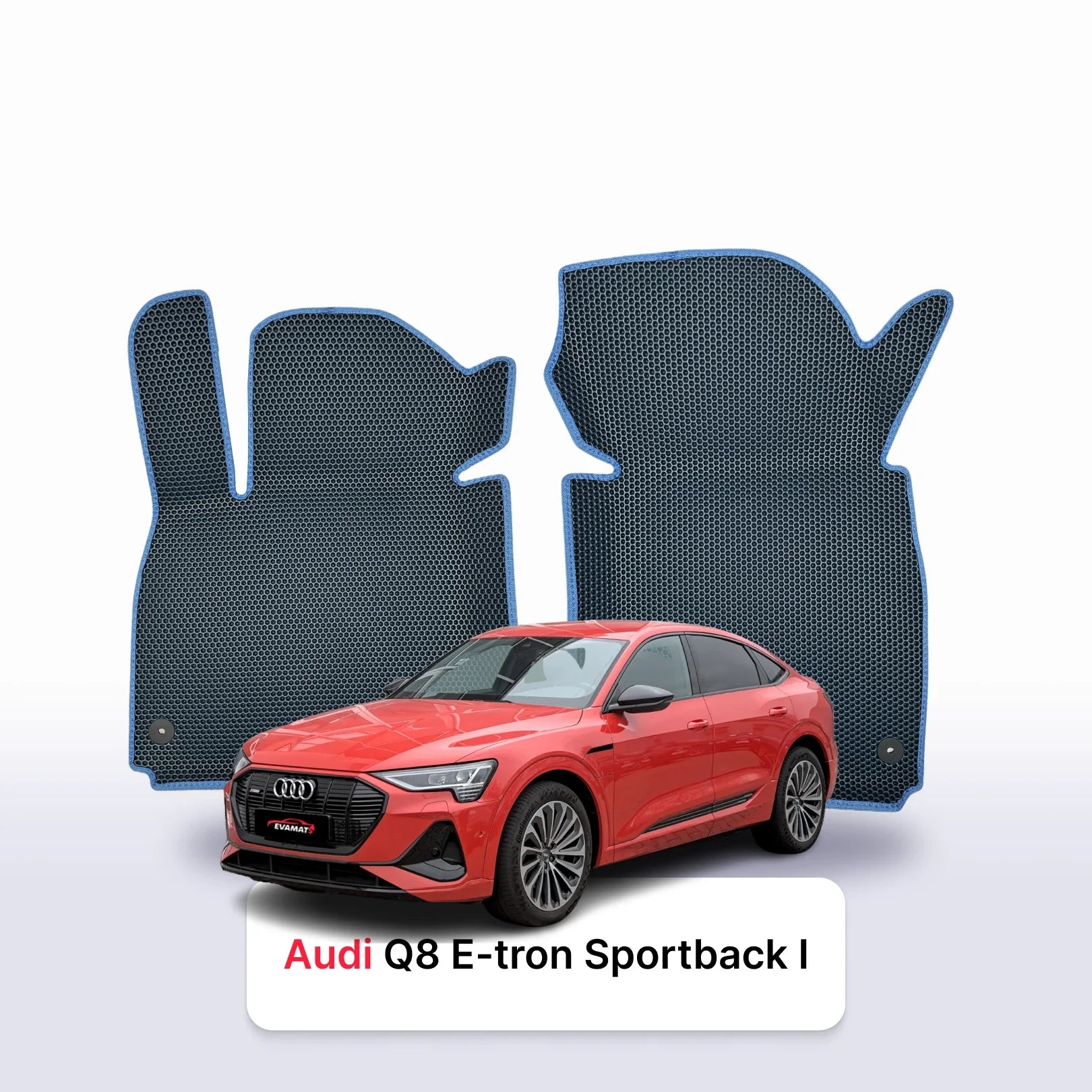 Fußmatten EVAMATS für Audi Q8 E-tron Sportback 1 gen 2020-2025 jahr SUV