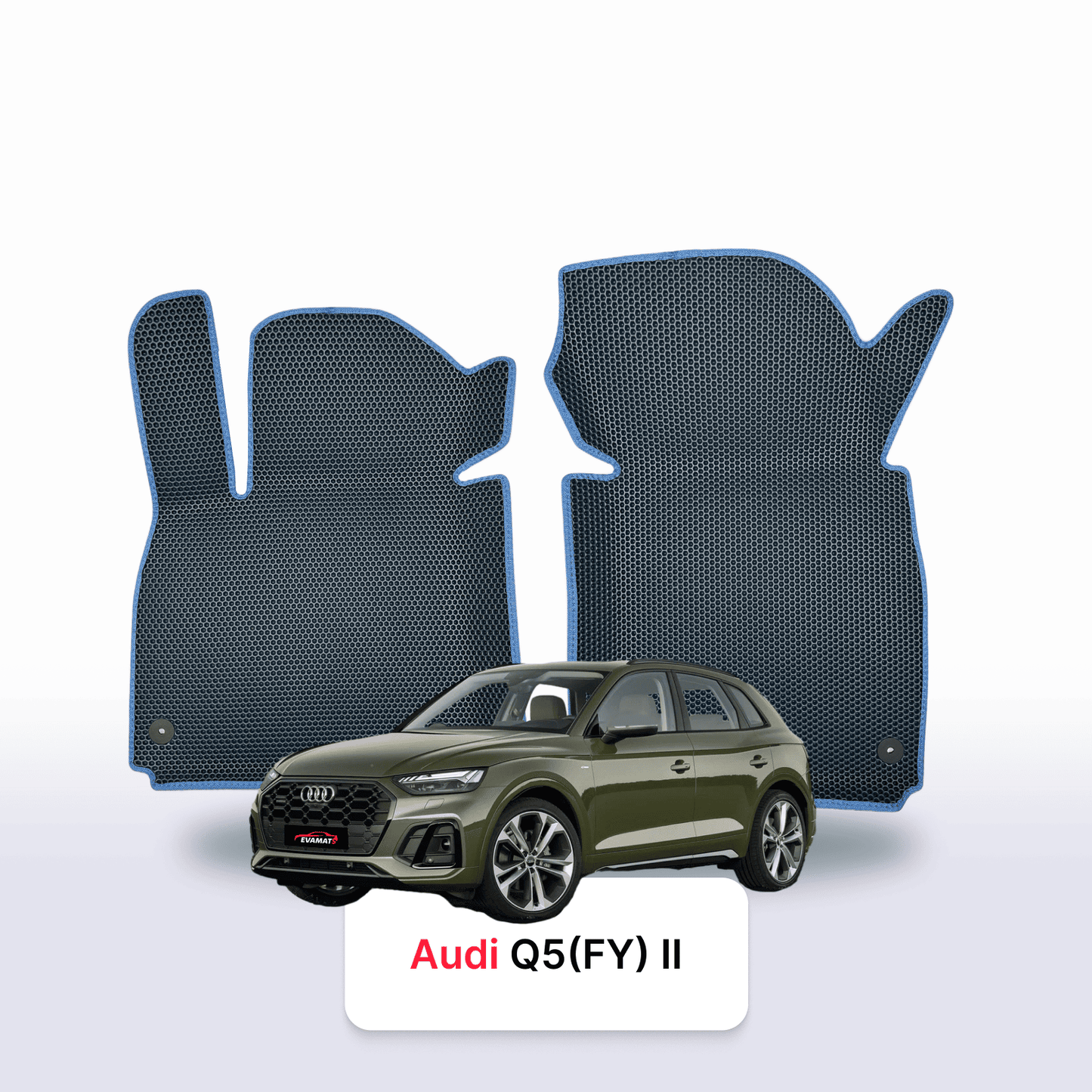 Car mats EVAMATS for Audi Q5(FY) 2 gen facelift 2020-2024 year SUV