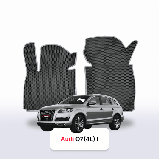 Fußmatten EVAMATS für Audi Q7(4L) 1. Generation 2005–2015, SUV, 7-Sitzer